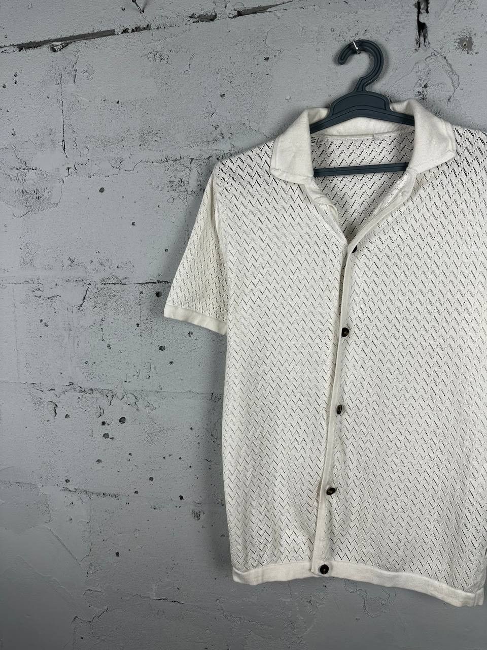 Other Avant Garde White Rico Knitted Shirt ALD Style Size L Size US L / EU 52-54 / 3 - 2 Thumbnail