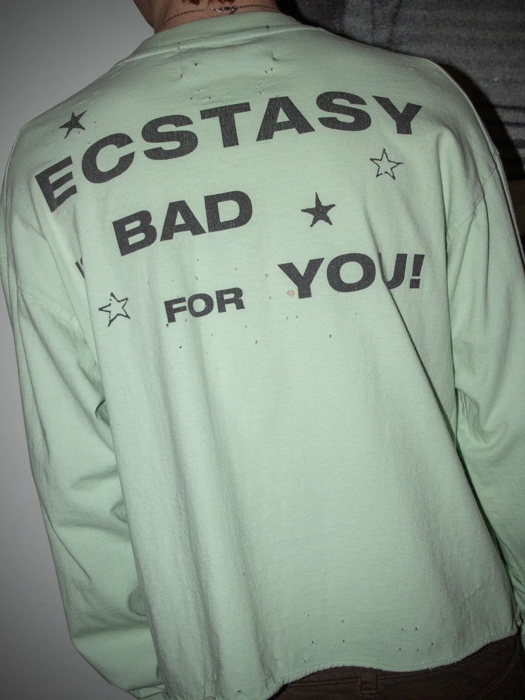 Enfants Riches Deprimes GRAIL 🚭 1/25 DAFT PUNK "ECSTASY IS BAD FOR YOU" LONGSLEEVE Size US S / EU 44-46 / 1 - 4 Thumbnail