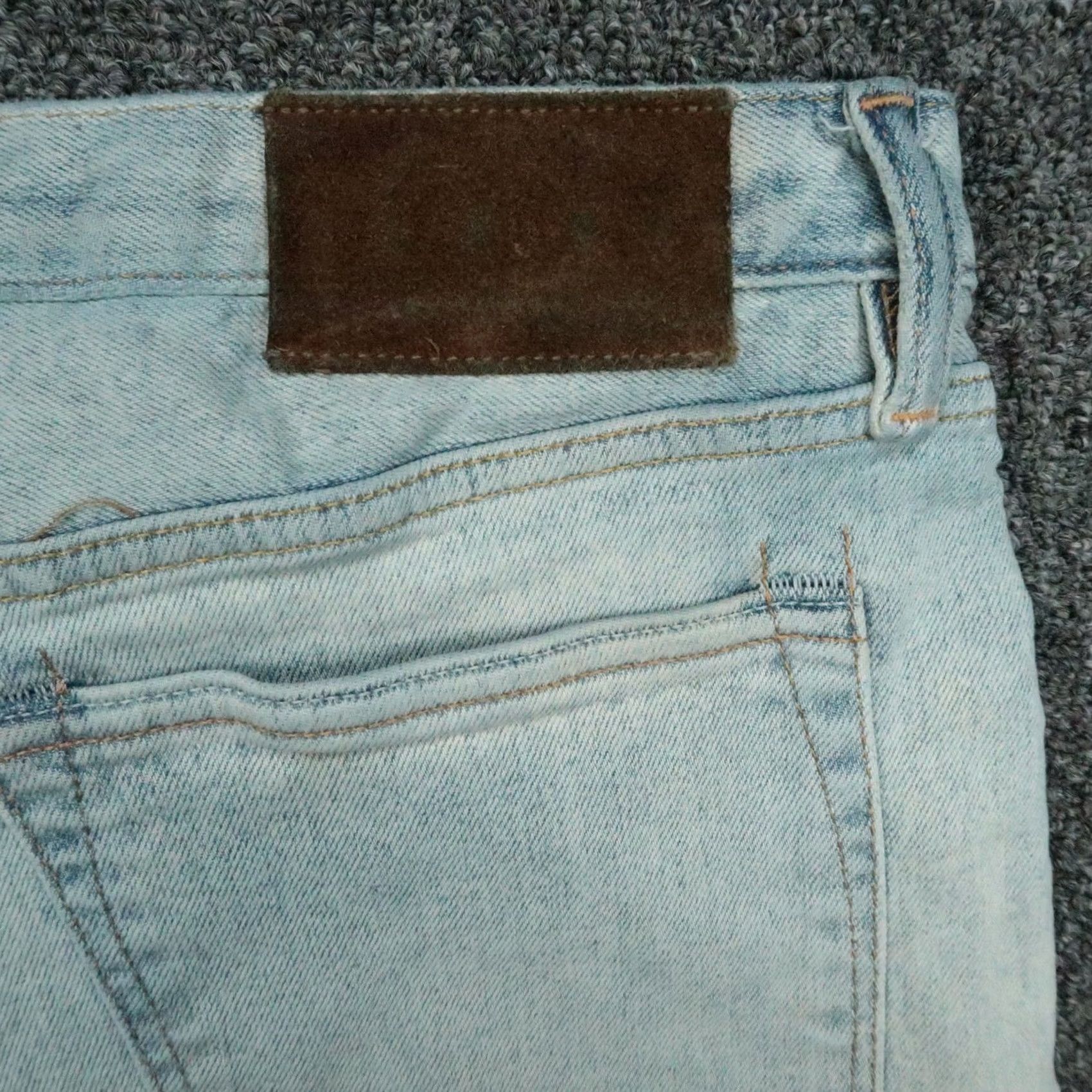 Todd Snyder Todd Snyder Jeans Mens 34x32 Blue Stretch 5-Pocket Denim Straight Regular XS? Size US 34 / EU 50 - 6 Thumbnail