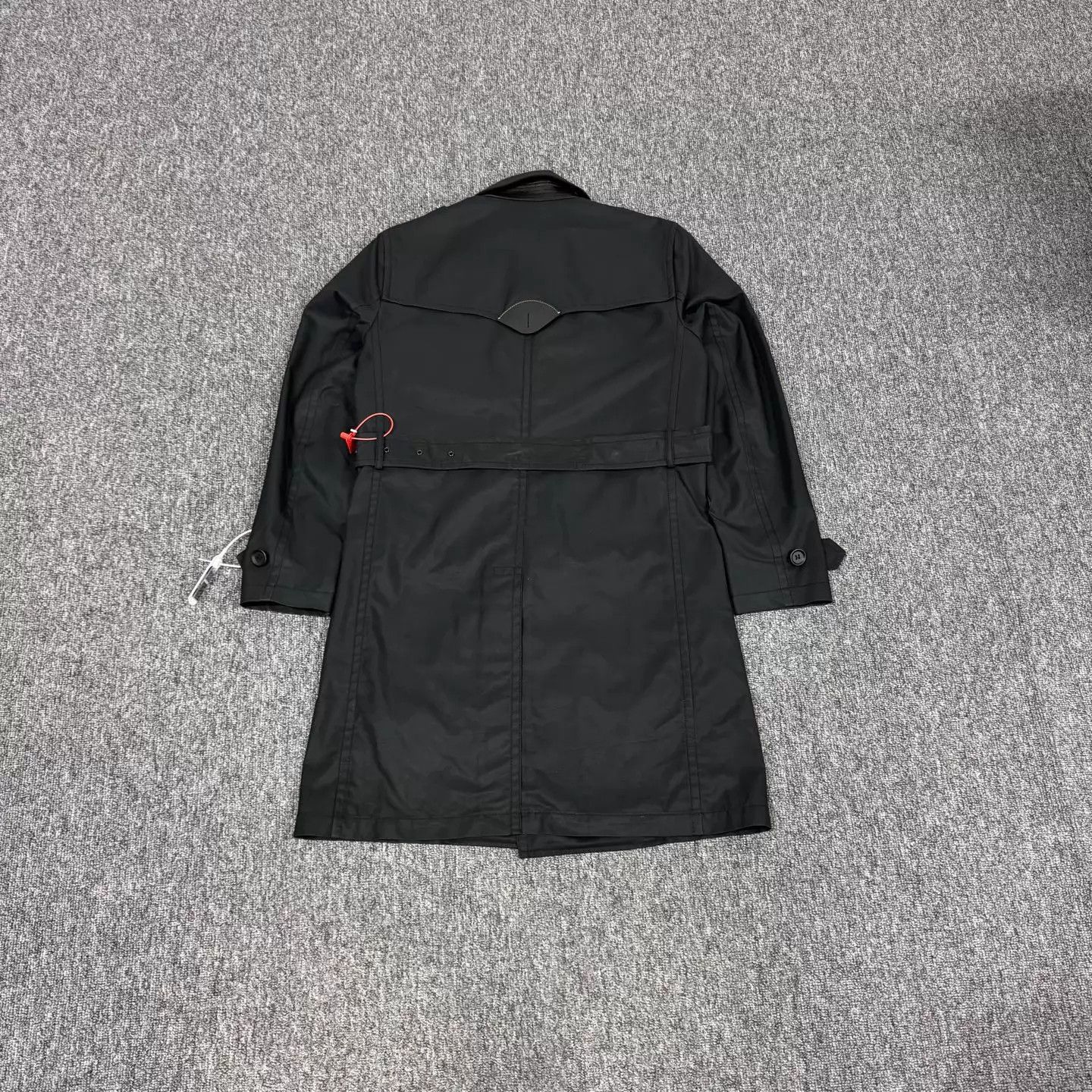 Coach COACH Black Doublebreasted Belted Trench Coat XS Size XS / US 0-2 / IT 36-38 - 2 Thumbnail