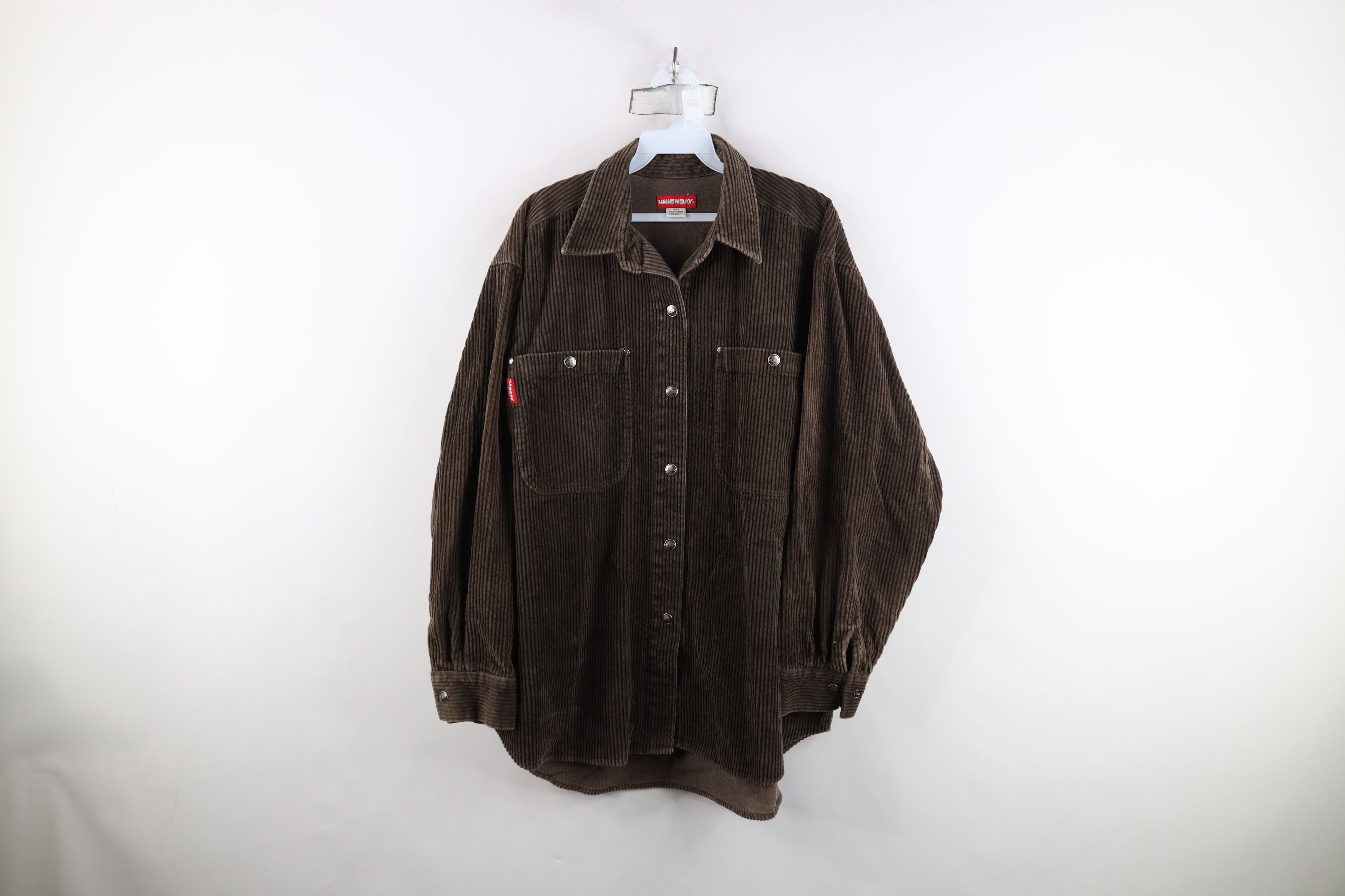 UNIONBAY Vintage 90s Unionbay Surfing Corduroy Button Shirt Jacket Size L / US 10 / IT 46 - 1 Thumbnail