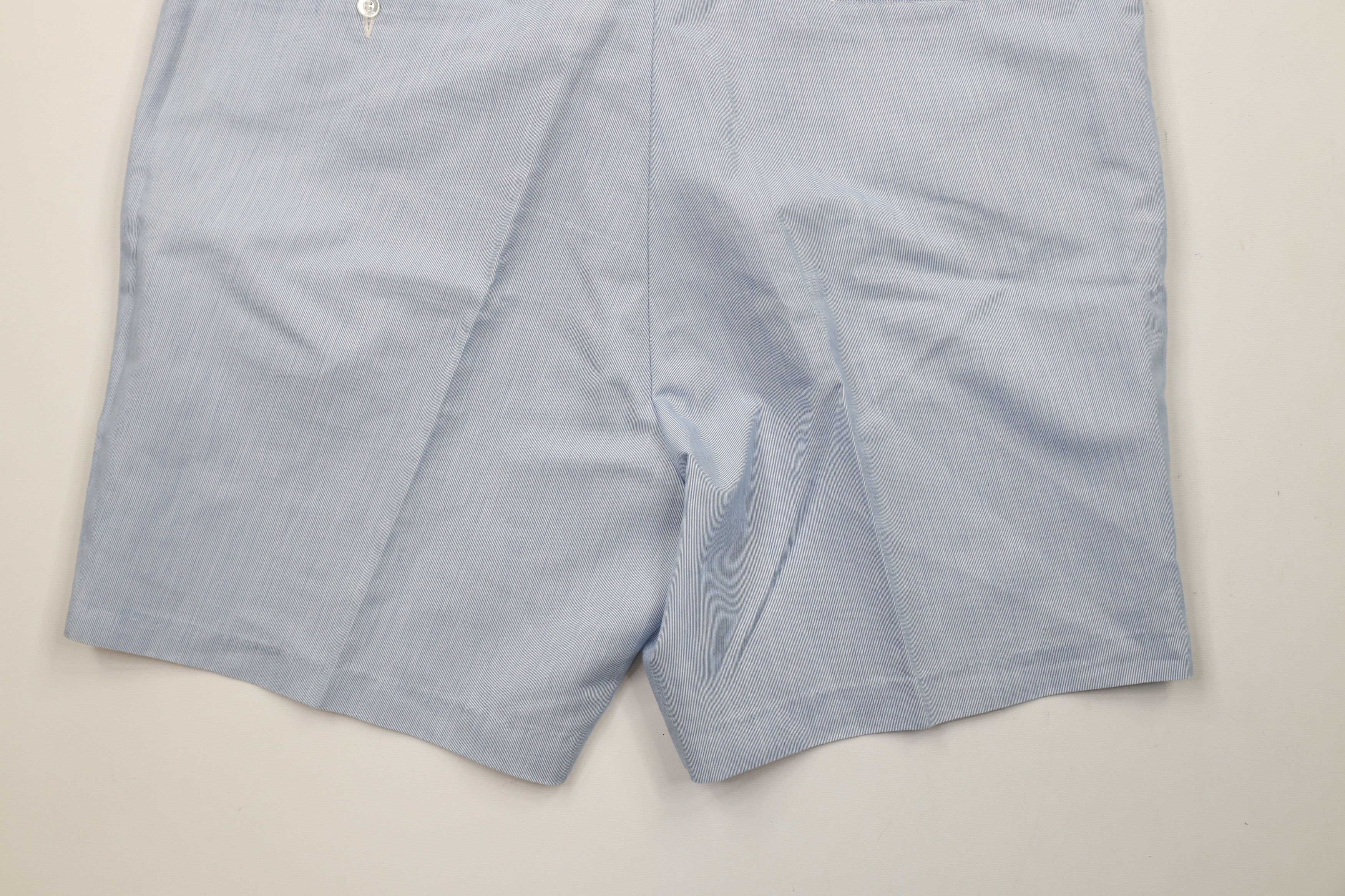 Vintage Vintage 70s Streetwear Above Knee Chino Shorts Blue USA Size US 38 / EU 54 - 9 Thumbnail