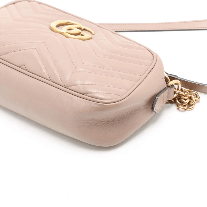 Gucci GG Marmont Chevron Leather Shoulder Bag Size ONE SIZE - 3 Thumbnail