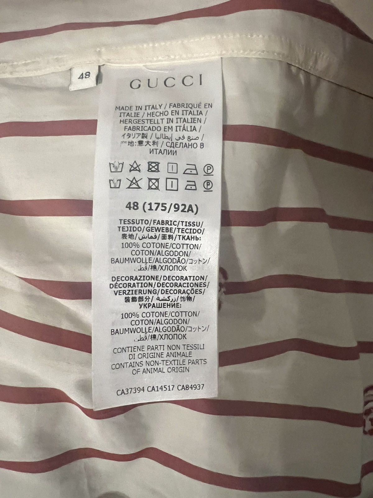 Gucci Limited Rare Super Runway Oversized Bowling Shirt Size US L / EU 52-54 / 3 - 4 Thumbnail