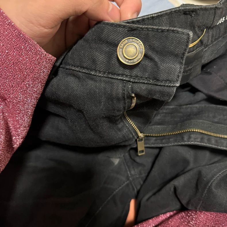 Saint Laurent Paris saint Laurent parisD05 Basic Black Jeans 2503-Nextarrow Size US 26 / EU 42 - 3 Thumbnail