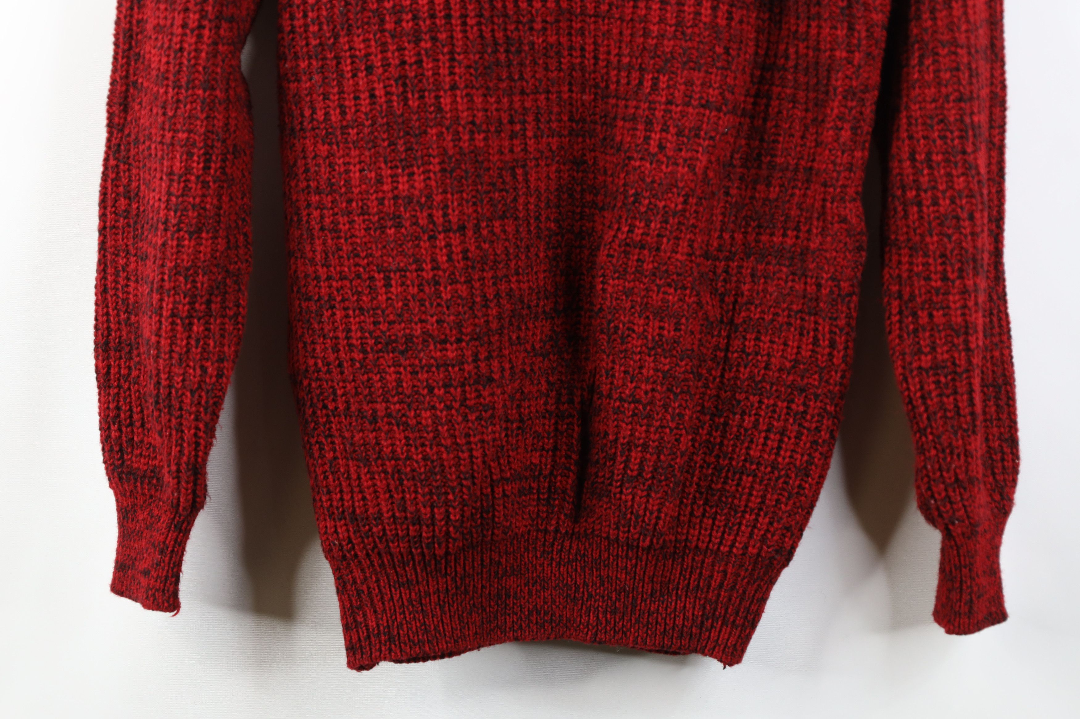 Vintage Vintage 90s Streetwear Chunky Ribbed Knit Crewneck Sweater Size S / US 4 / IT 40 - 3 Thumbnail