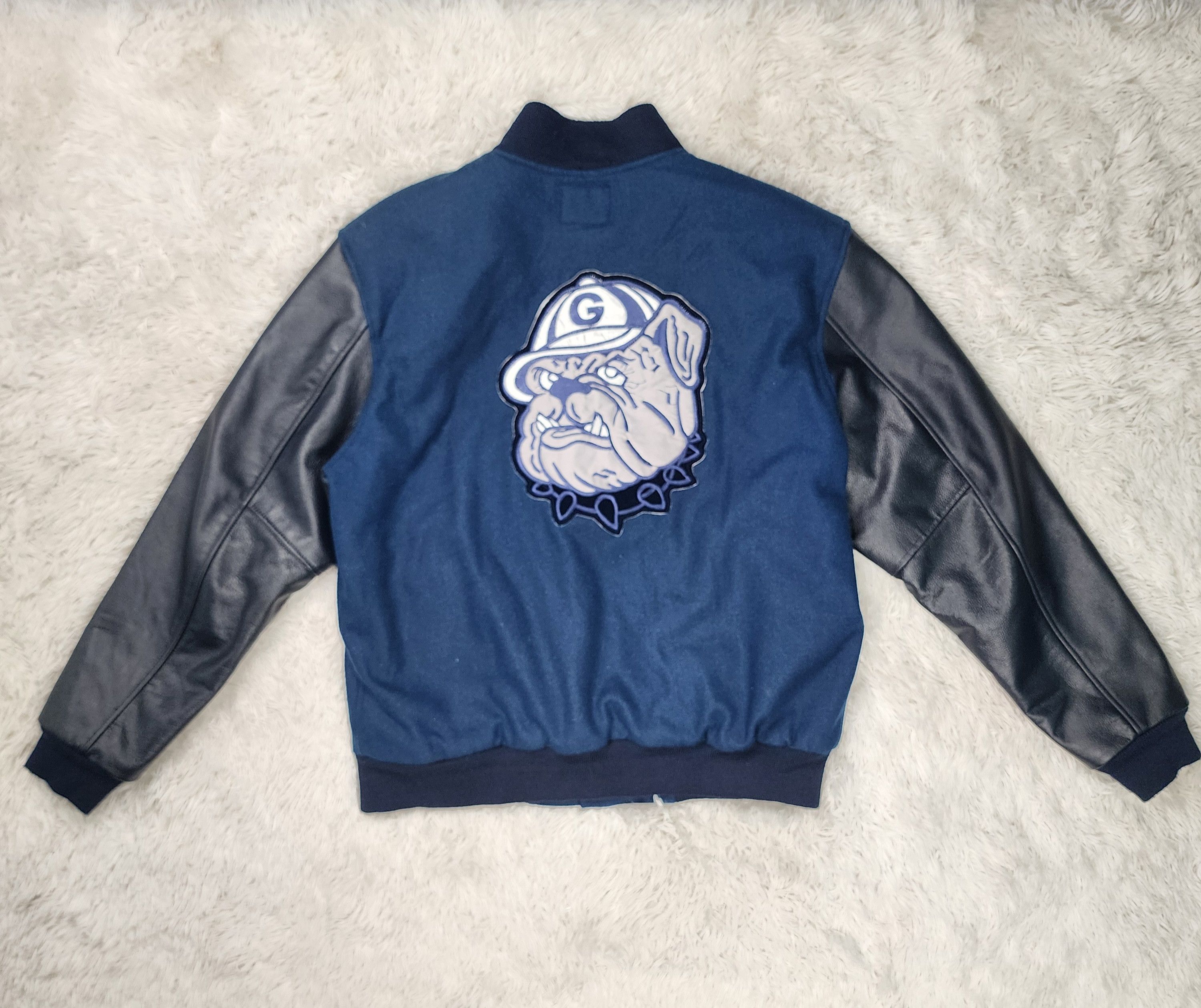 Starter Vintage Starter Georgetown hoyas vasity jacket Size US L / EU 52-54 / 3 - 2 Thumbnail