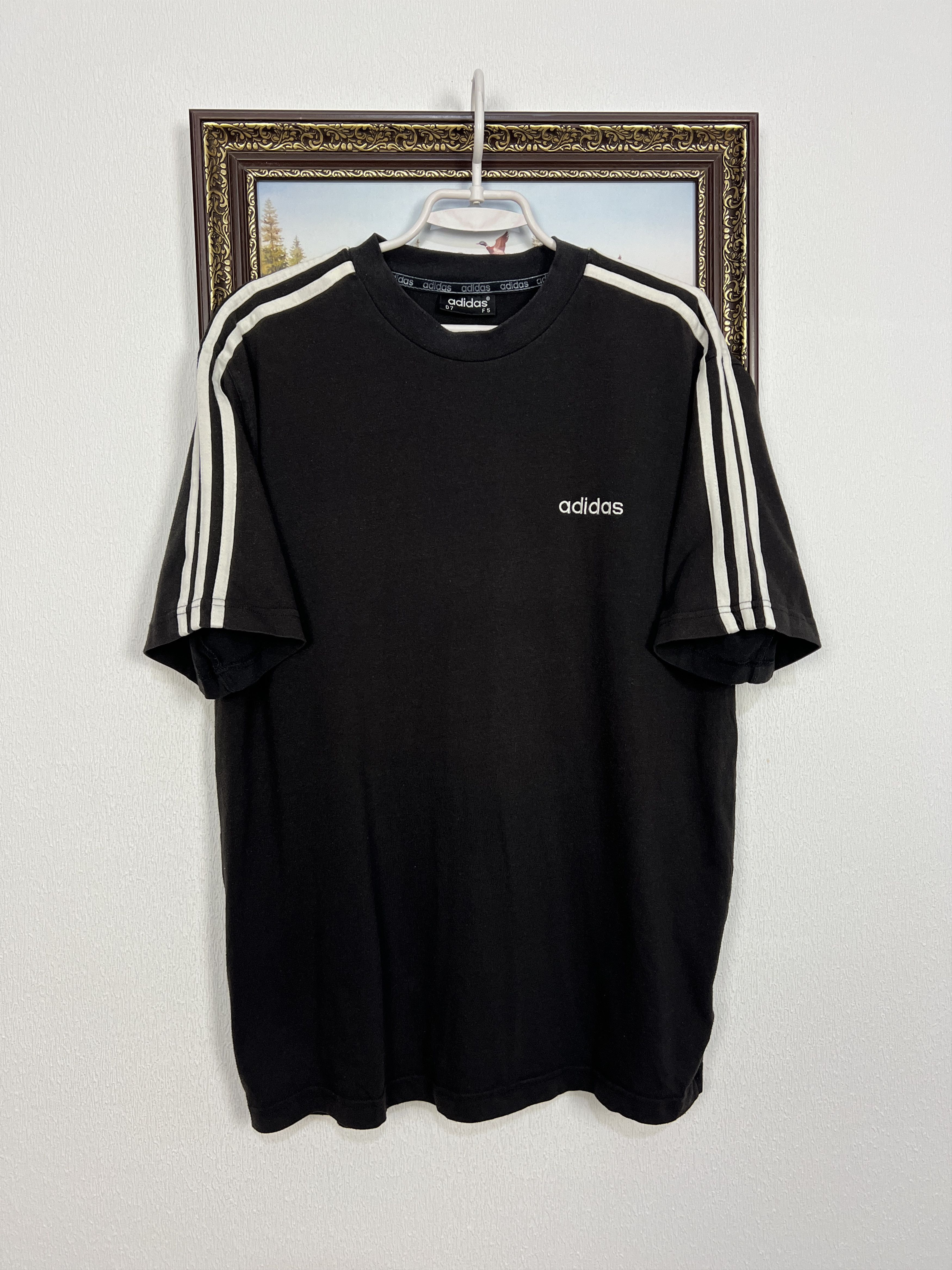 Adidas Vintage 90's Train Tennis Football Shirt Jersey Trikot Size US L / EU 52-54 / 3 - 1 Thumbnail