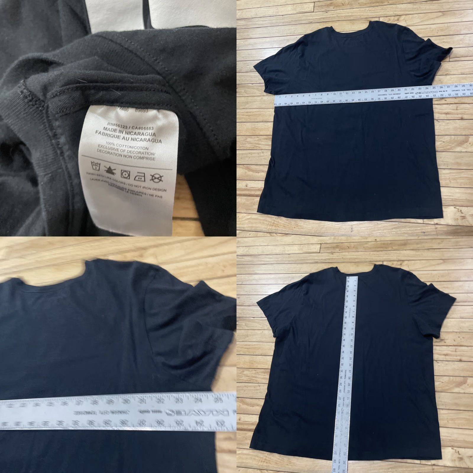 Nike Nike The Nike Tee Mens 2XL Black Just Do It Gym Workout Run Active Knit Crew T-Shirt Nike Logo 90s Sports Long Tail Size US XXL / EU 58 / 5 - 8 Thumbnail