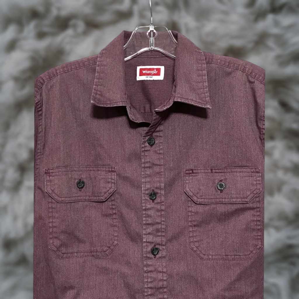 Wrangler VINTAGE Wrangler Button Shirt Mens S Western Cowboy Workwear Casual Classic Size US S / EU 44-46 / 1 - 1 Thumbnail