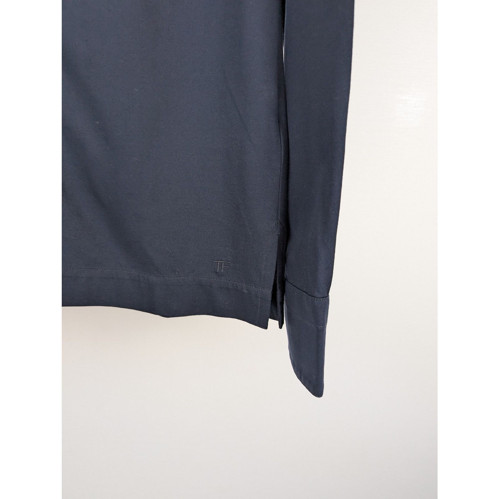 Tom Ford o1rshd1 Button up Shirt in Navy Blue Size US M / EU 48-50 / 2 - 5 Thumbnail