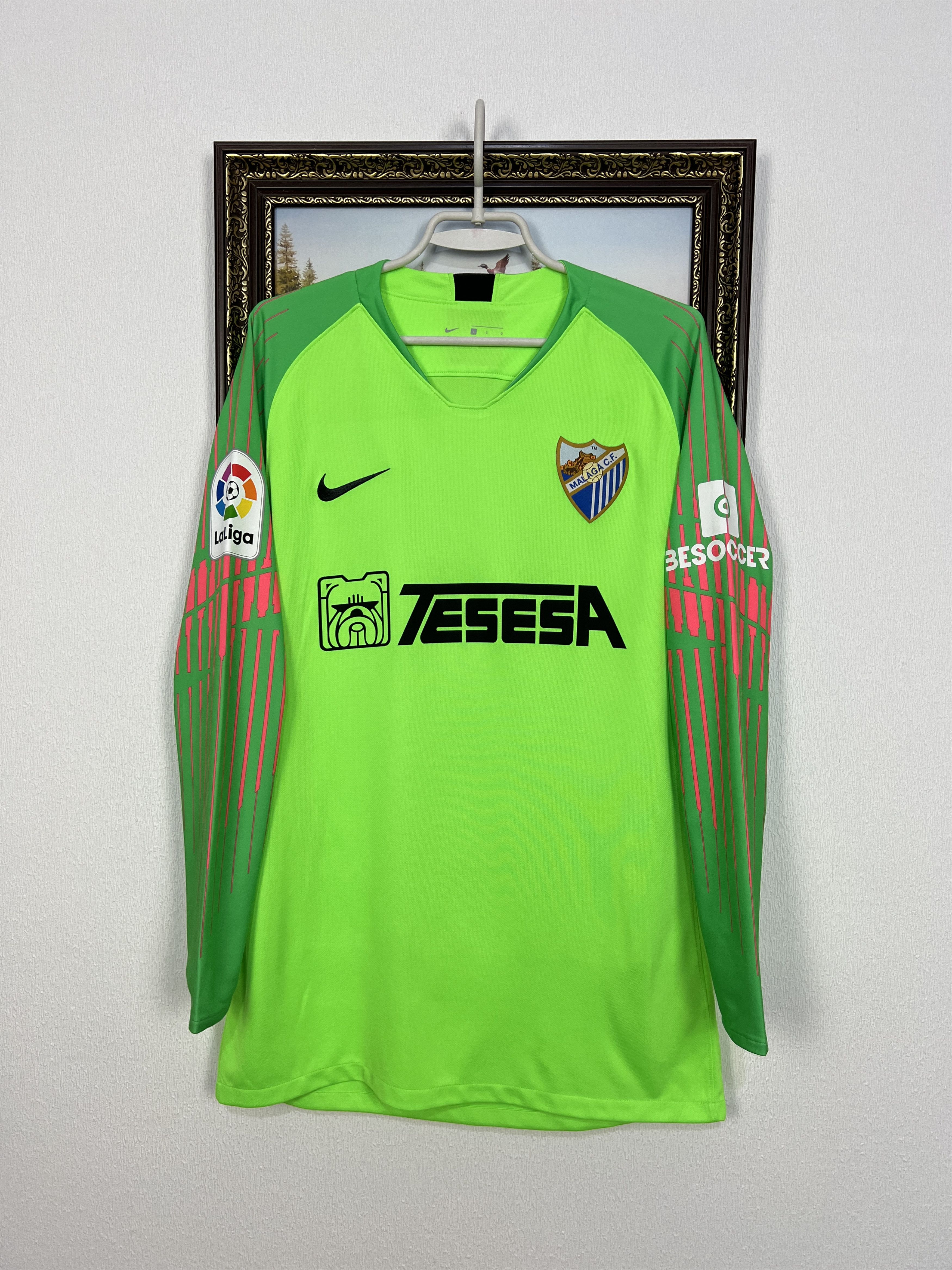 Nike Malaga Nike 2019 Football Goalkeeper Shirt Soccer Jersey Size US L / EU 52-54 / 3 - 1 Thumbnail