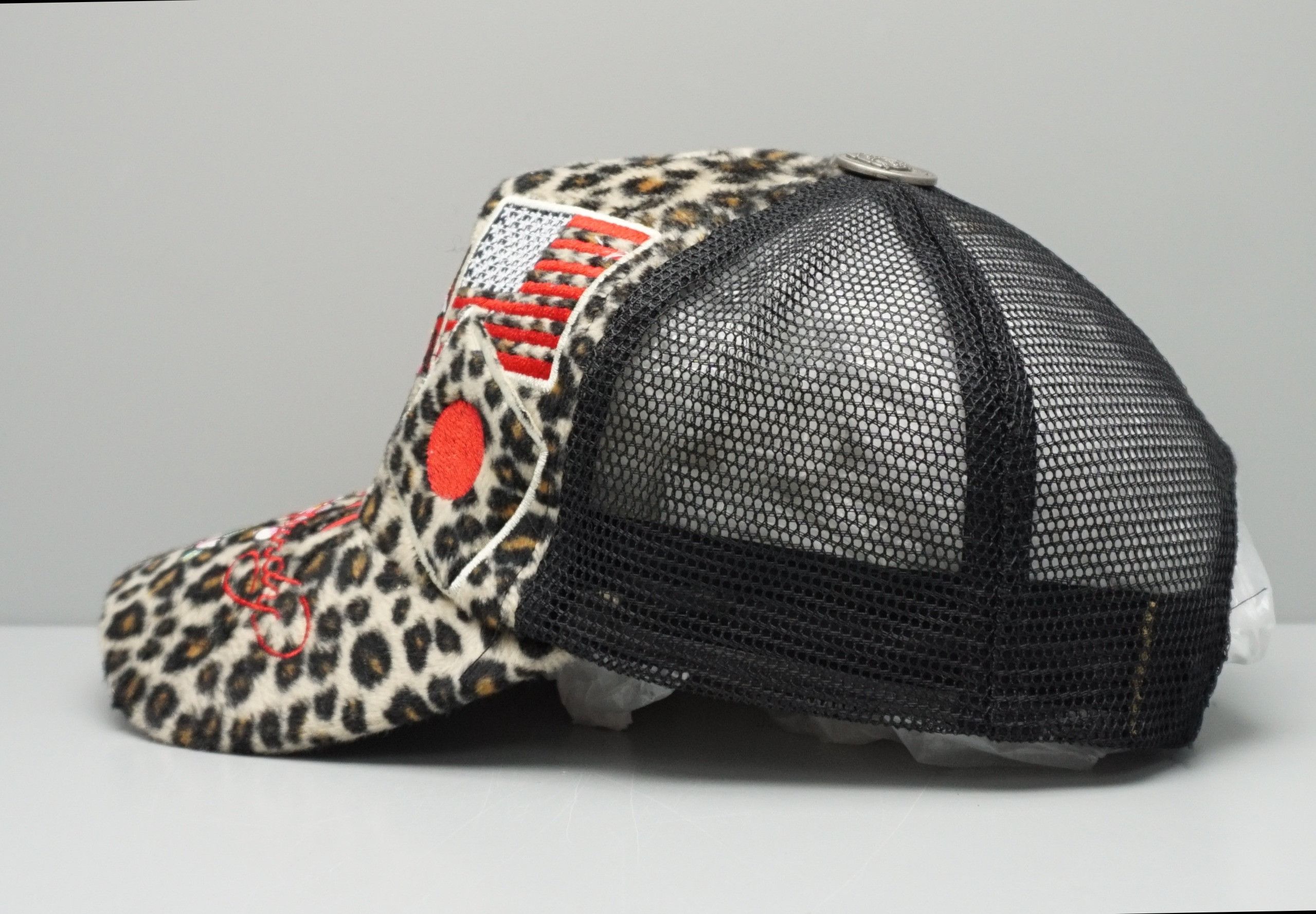 Christian Audigier × Designer × Ed Hardy 00's Ed Hardy Christian Audigier Vintage Leopard Fur Hat Size ONE SIZE - 4 Thumbnail