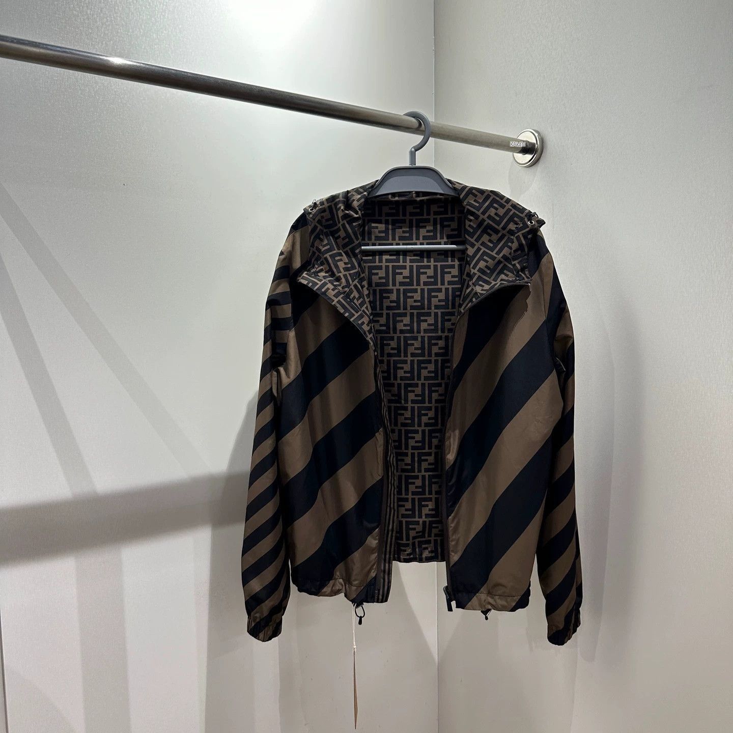 Fendi Striped Multi Light Jacket Size S Size US S / EU 44-46 / 1 - 6 Thumbnail