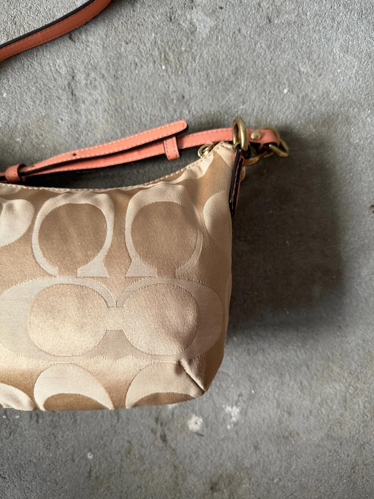 Coach Coach Signature Kristin Crossbody Bag Beige/Pink Size ONE SIZE - 8 Thumbnail