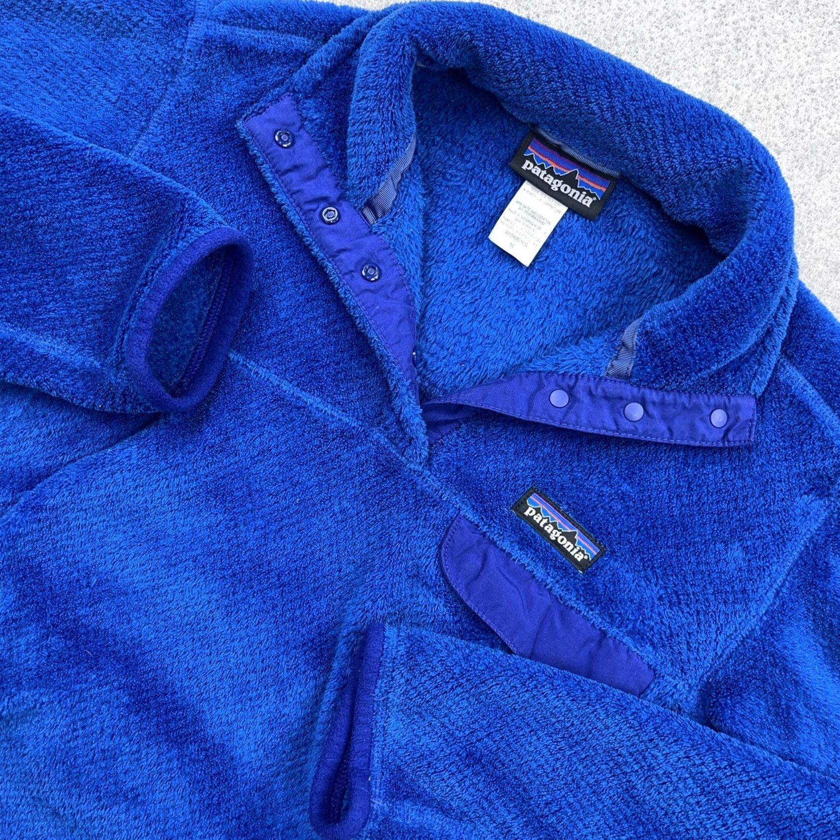 Patagonia Patagonia Sweater Women M Blue Pullover Fleece Better Sweater Pocket Mock Neck Casual Outdoor Preppy Size M / US 6-8 / IT 42-44 - 2 Thumbnail