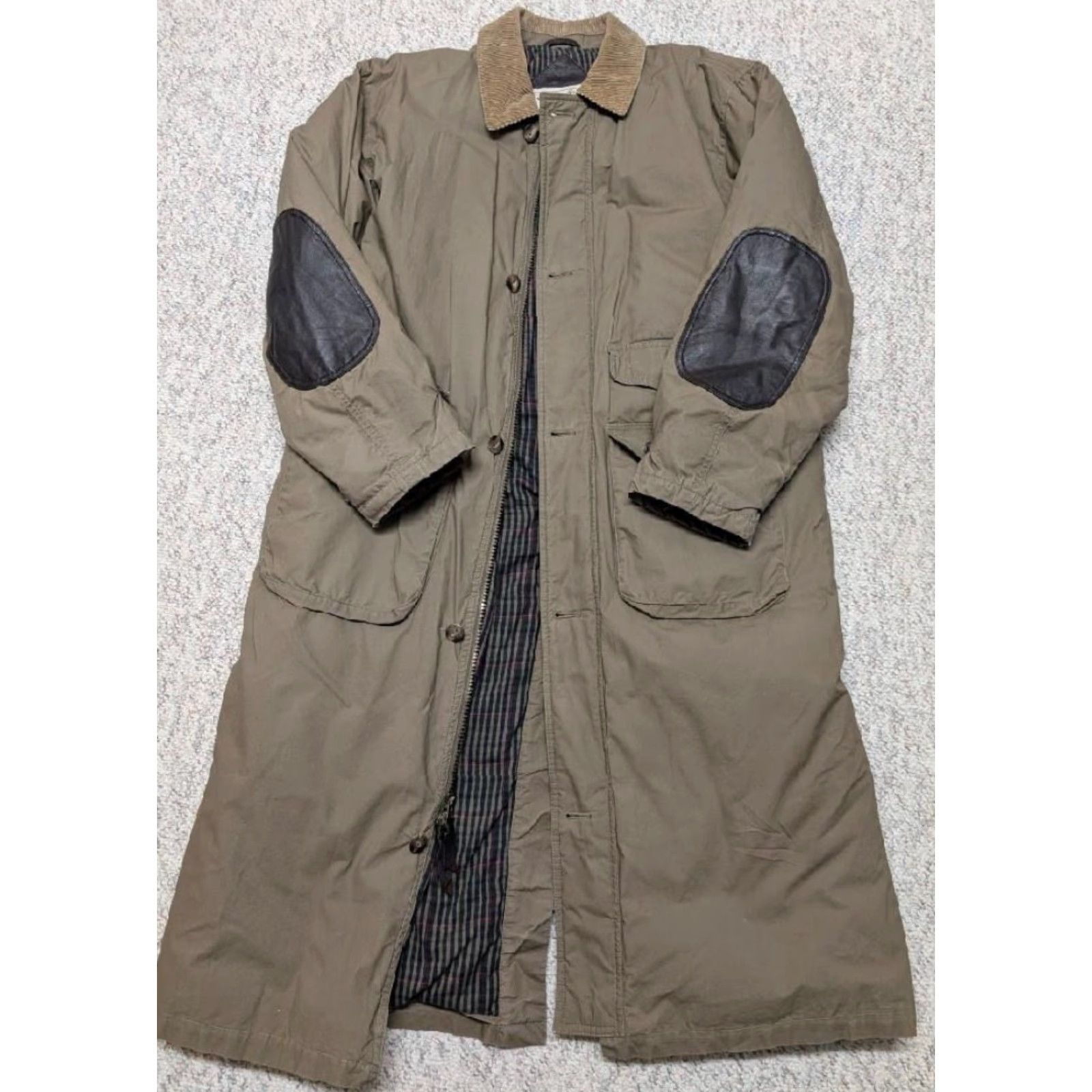Eddie Bauer VINTAGE Eddie Bauer Coat Goose Down Trench Brown M Men Long Brown Goose Down Cotton Shell Down Coat Mens N/A Size US M / EU 48-50 / 2 - 2 Thumbnail