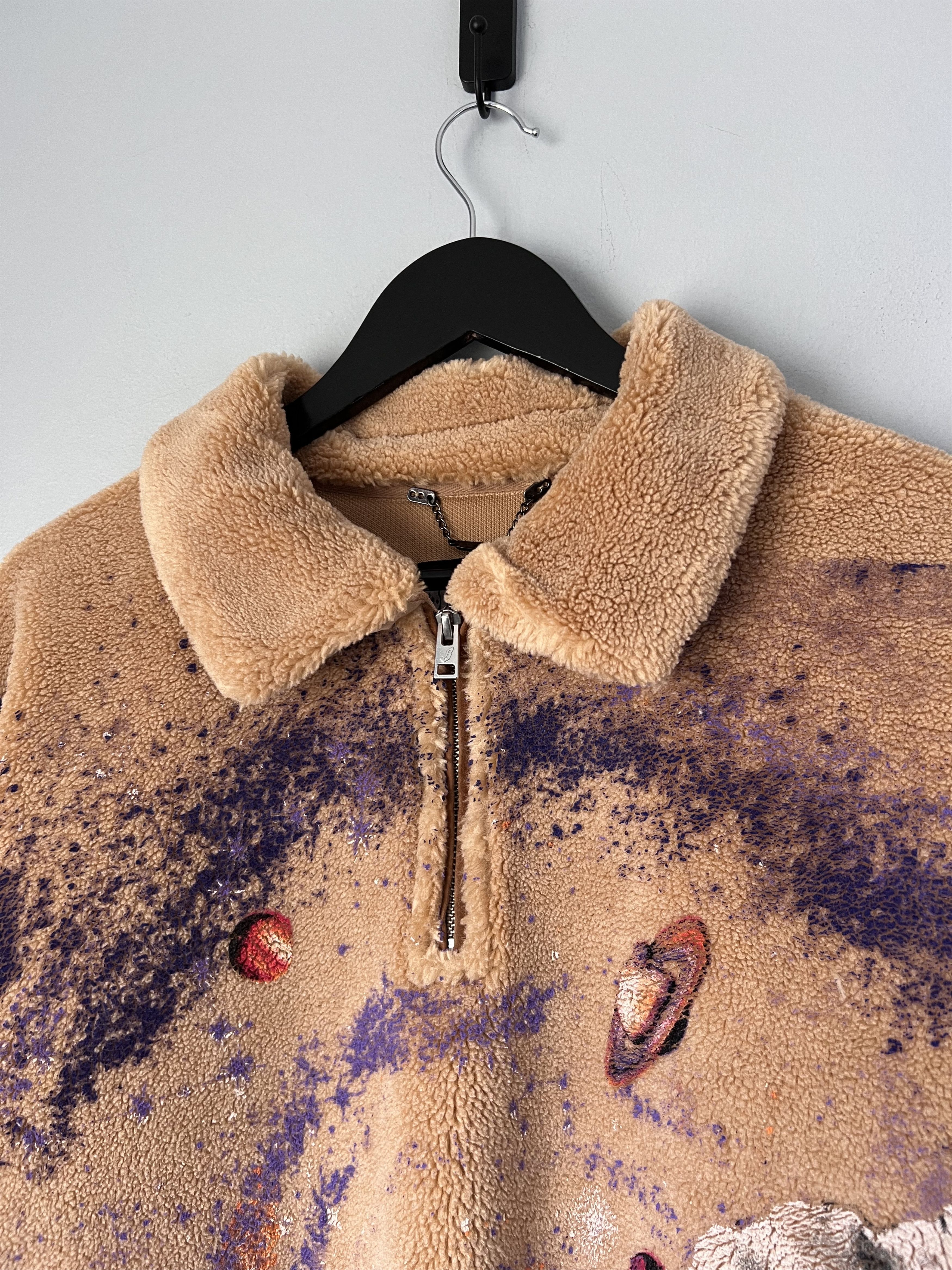 Billionaire Boys Club Billionaire Boys Club BB Beyond Fleece Jacket in Beige Size US XXL / EU 58 / 5 - 2 Thumbnail