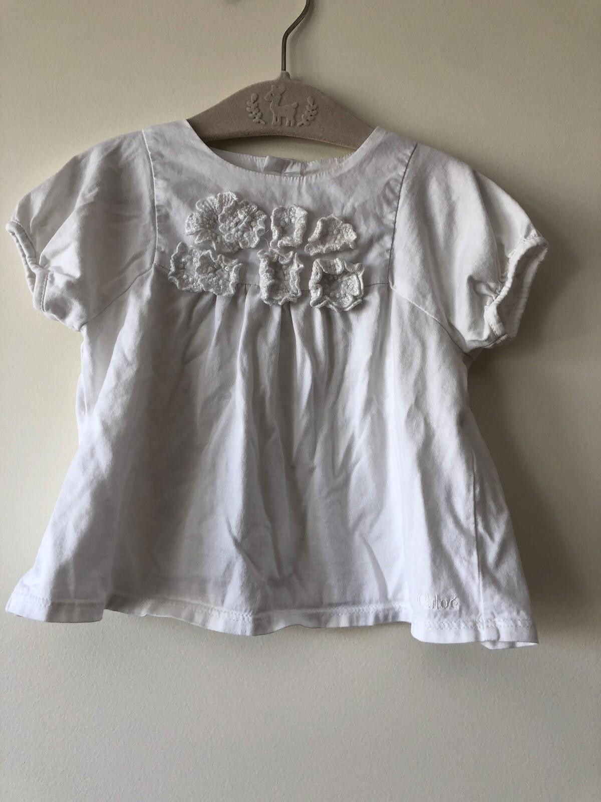 chloma Baby Girl Chloe T Shirt White 12 Months Size ONE SIZE - 1 Thumbnail