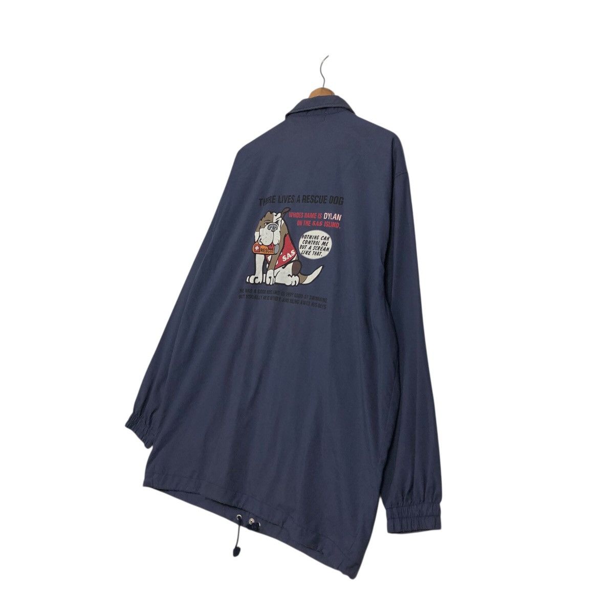 Japanese Brand 📌Vintage Coach Jacket SAS Big Logo Cartoon Embroidery Size US L / EU 52-54 / 3 - 11 Thumbnail