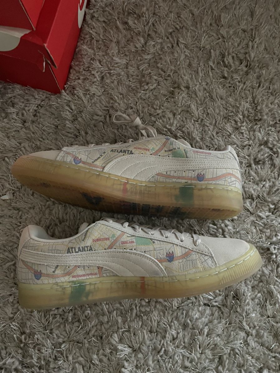Puma Puma Suede City ATL Size US 9.5 / EU 42-43 - 3 Thumbnail