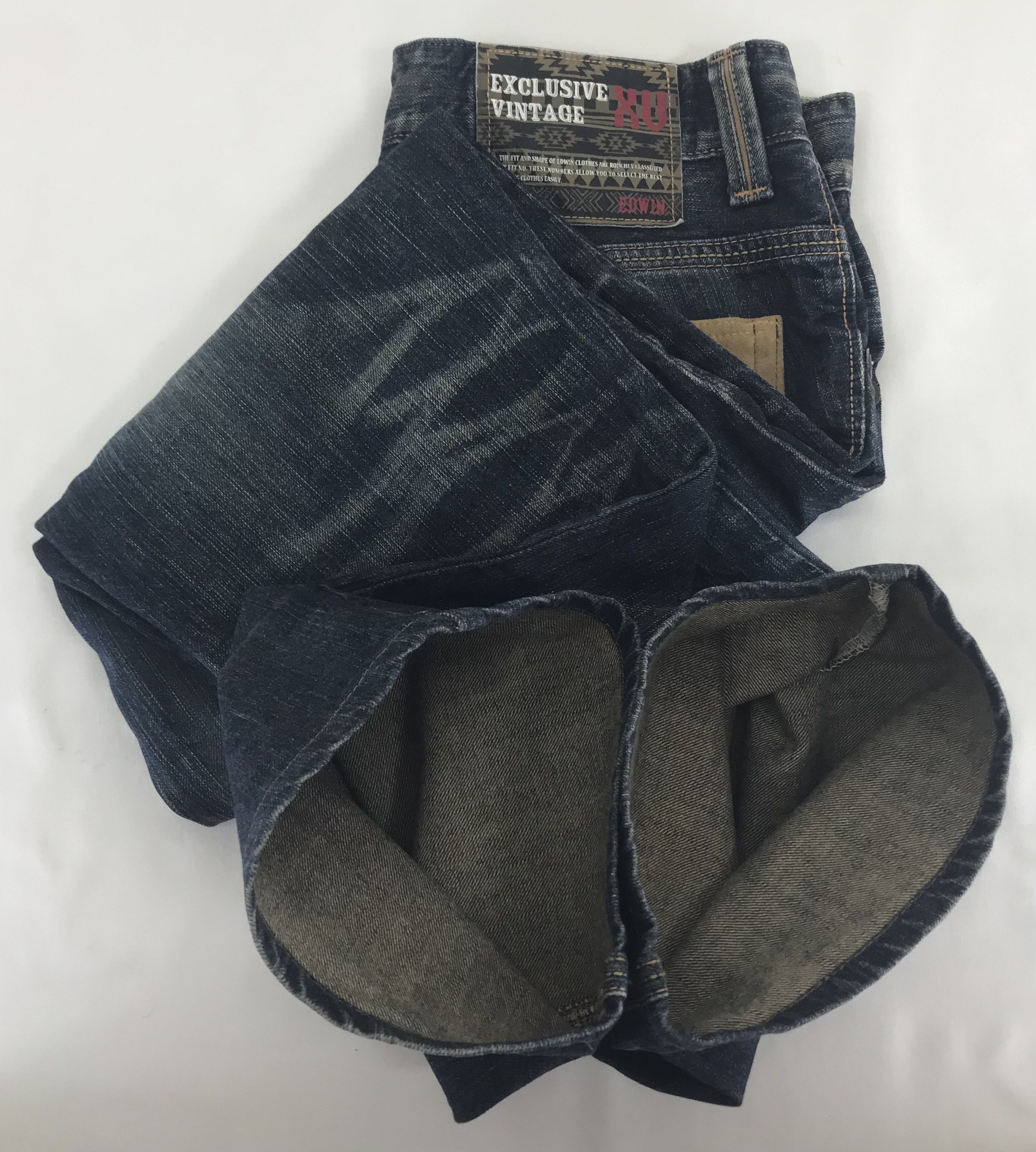 Edwin Vintage Edwin 441 XVS Mud Wash Flare Jeans Distressed Denim Size US 32 / EU 48 - 12 Thumbnail