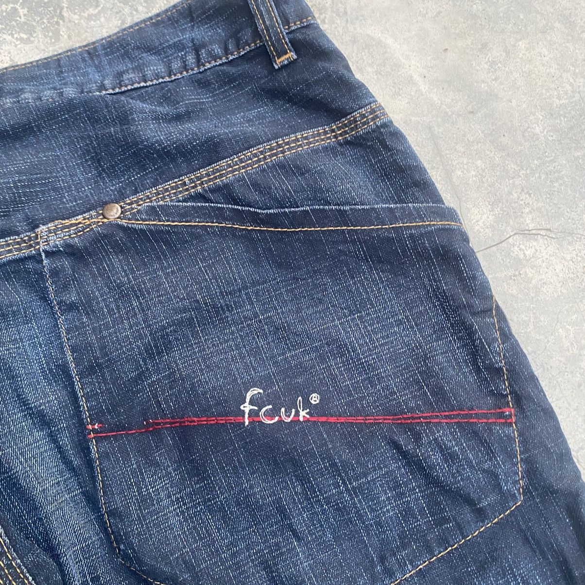 FCUK × French Connection RareY2K FCUK Baggy Flare Size US 34 / EU 50 - 5 Thumbnail