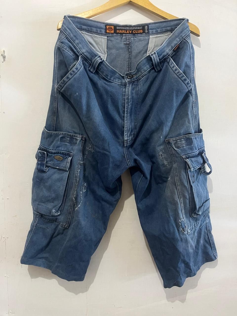 Japanese Brand Japanese Harley Club Short Vintage Size US 33 - 1 Thumbnail