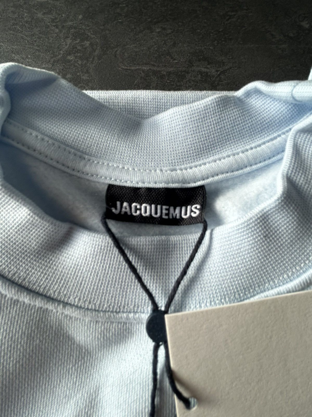 Jacquemus Jacquemus Gros Grain Hoodie in blue Light Size US M / EU 48-50 / 2 - 5 Thumbnail