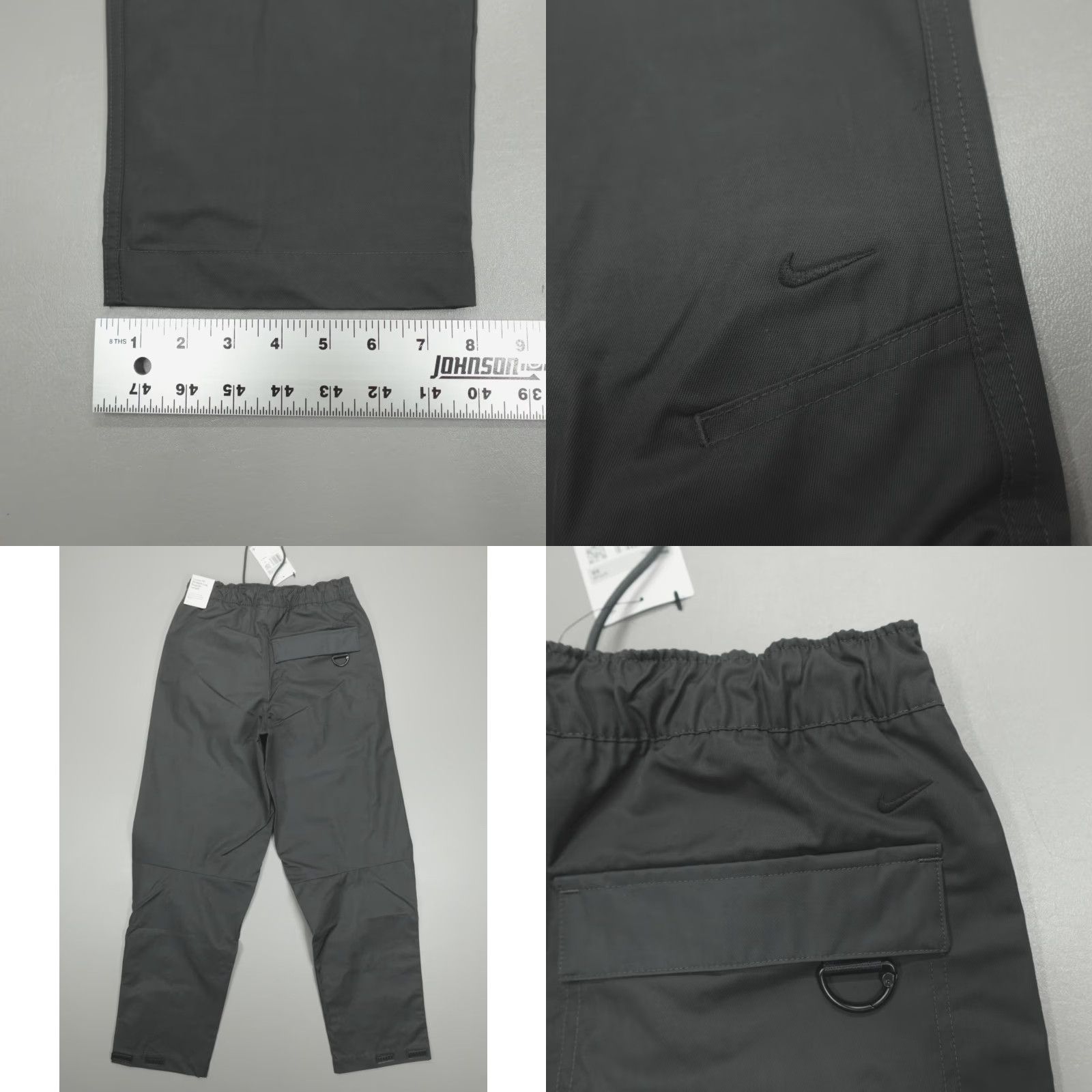 Nike Nike Tech Loose Fit Straight Leg Reg Woven Pants HJ0647-060 XS Black Nike Tech Knit Athleisure Pants Mens Regular Size US 27 - 8 Thumbnail
