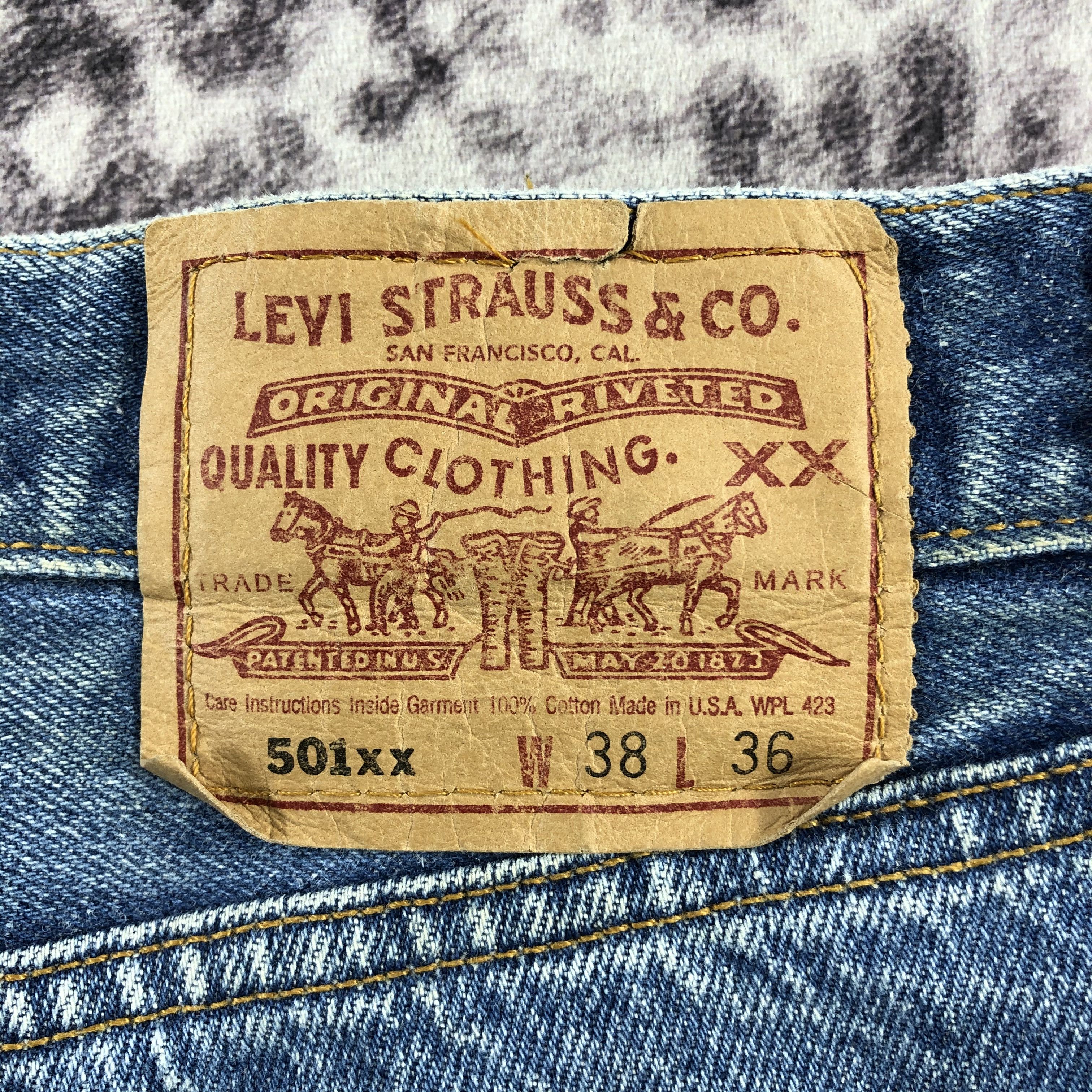 Levi's × Vintage Vintage 90s Levis 501 Jeans-JM2869 Size US 37 - 6 Thumbnail