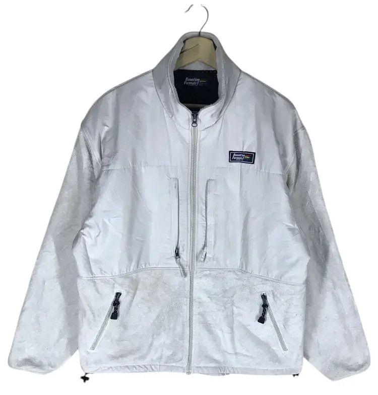 Benetton Vintage Benetton Formula 1 Racing Team Fleece Jackets Size US XL / EU 56 / 4 - 1 Thumbnail