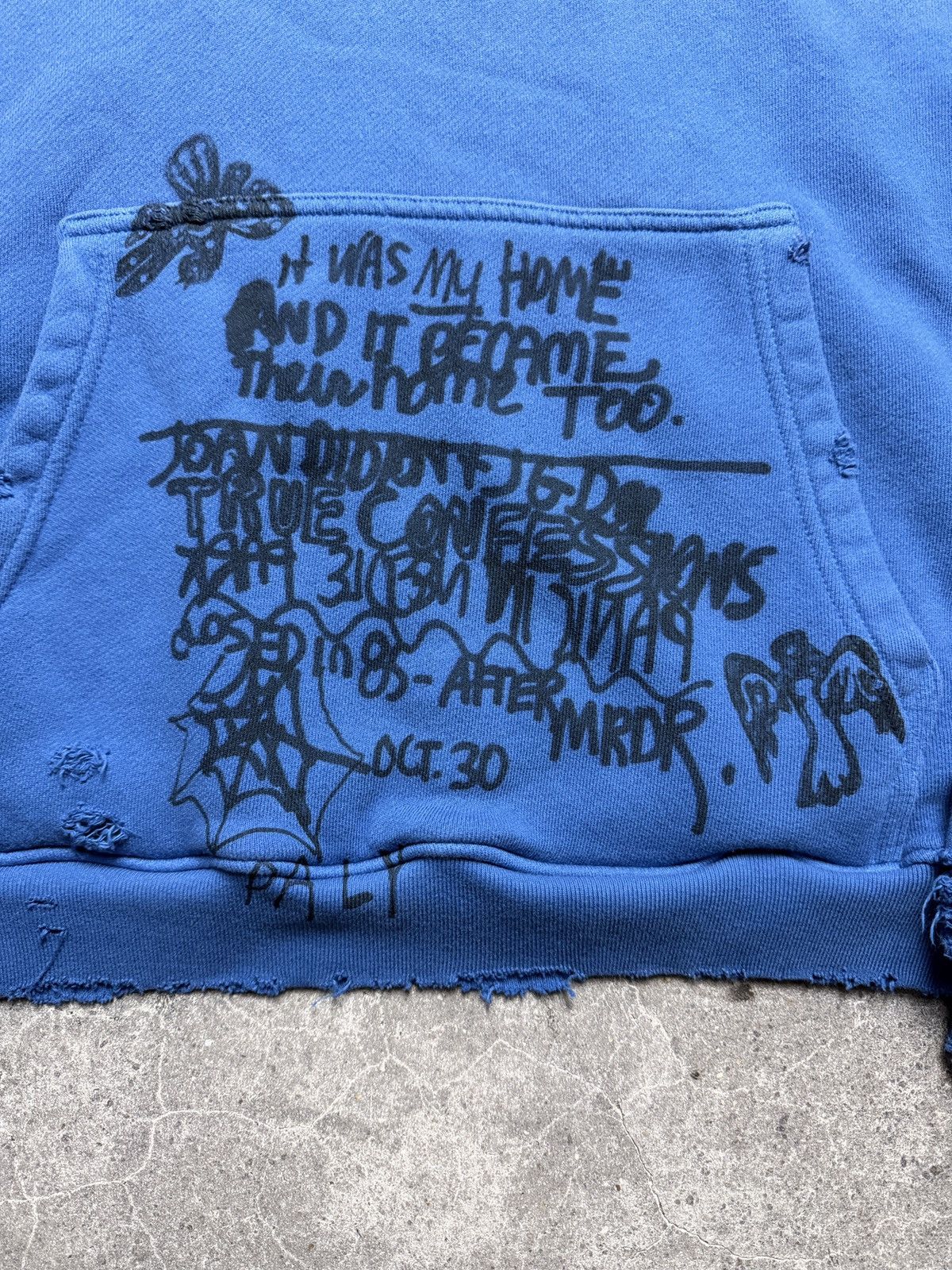 Paly Hollywood Paly Ma Maison Hooded Sweatshirt Blue Size US M / EU 48-50 / 2 - 2 Thumbnail