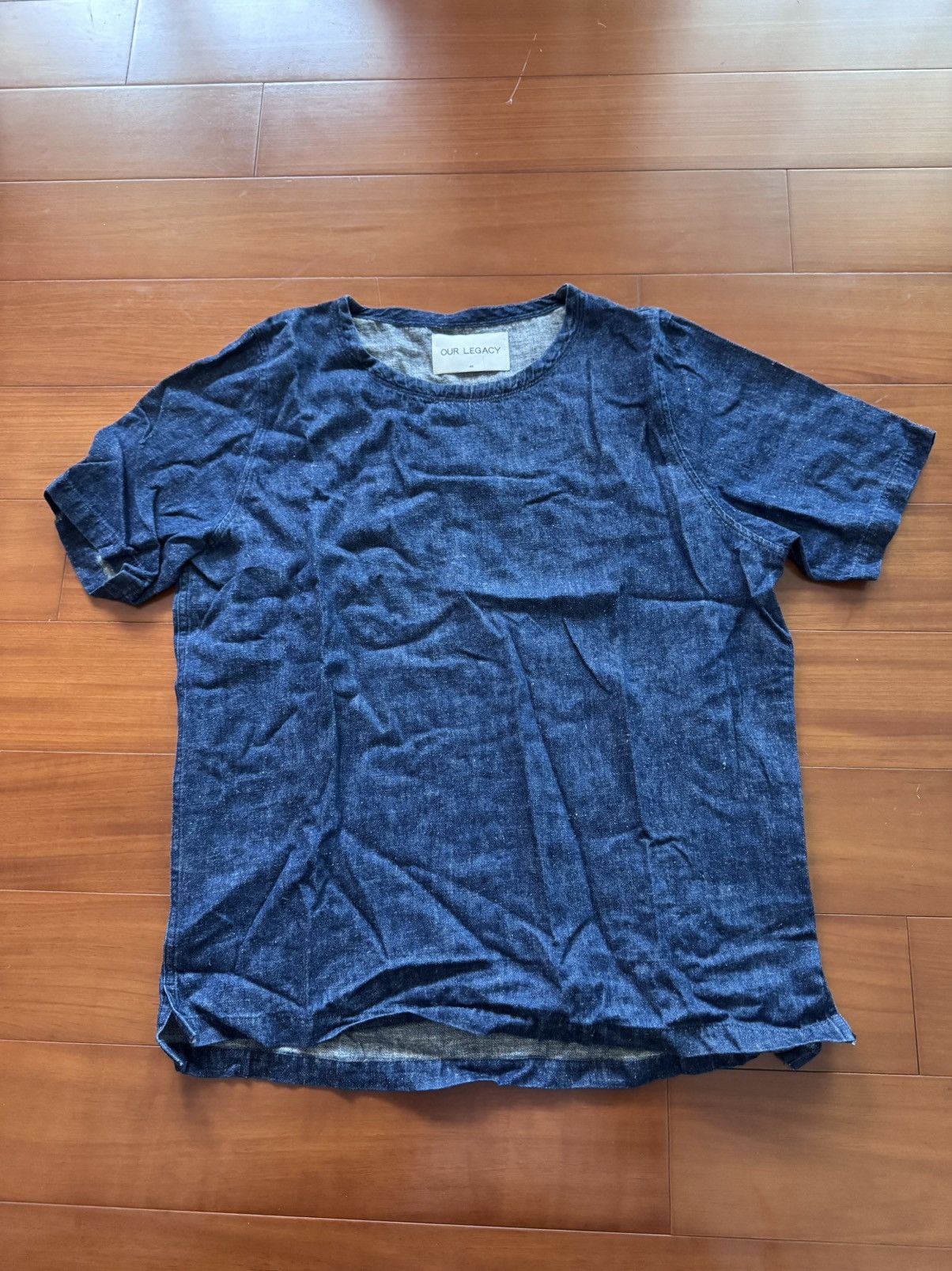 Our Legacy Our Legacy Denim Raw Tee Size US M / EU 48-50 / 2 - 1 Thumbnail