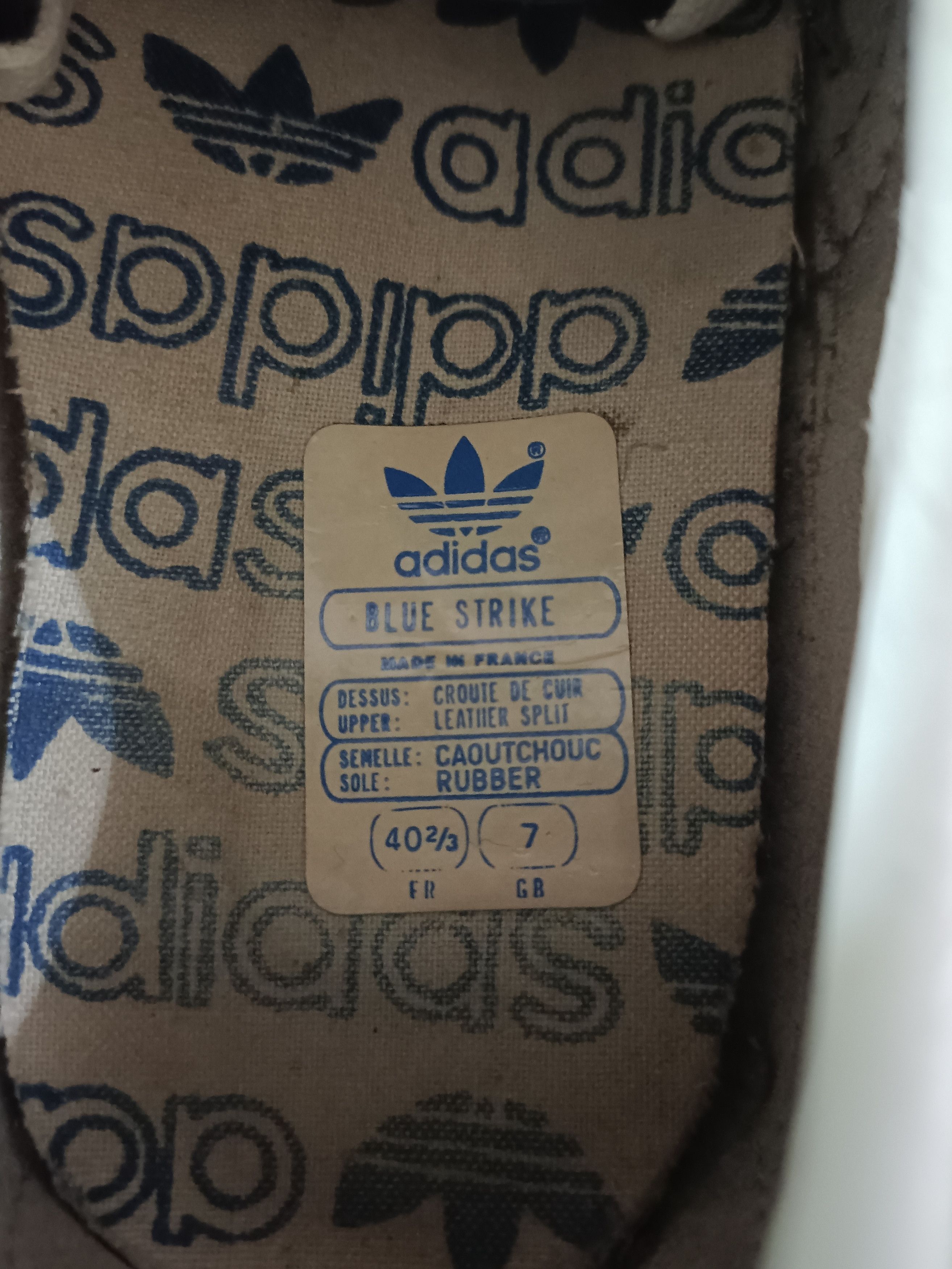 Adidas Vintage Adidas Blue Strike Size US 7.5 / EU 40-41 - 9 Thumbnail