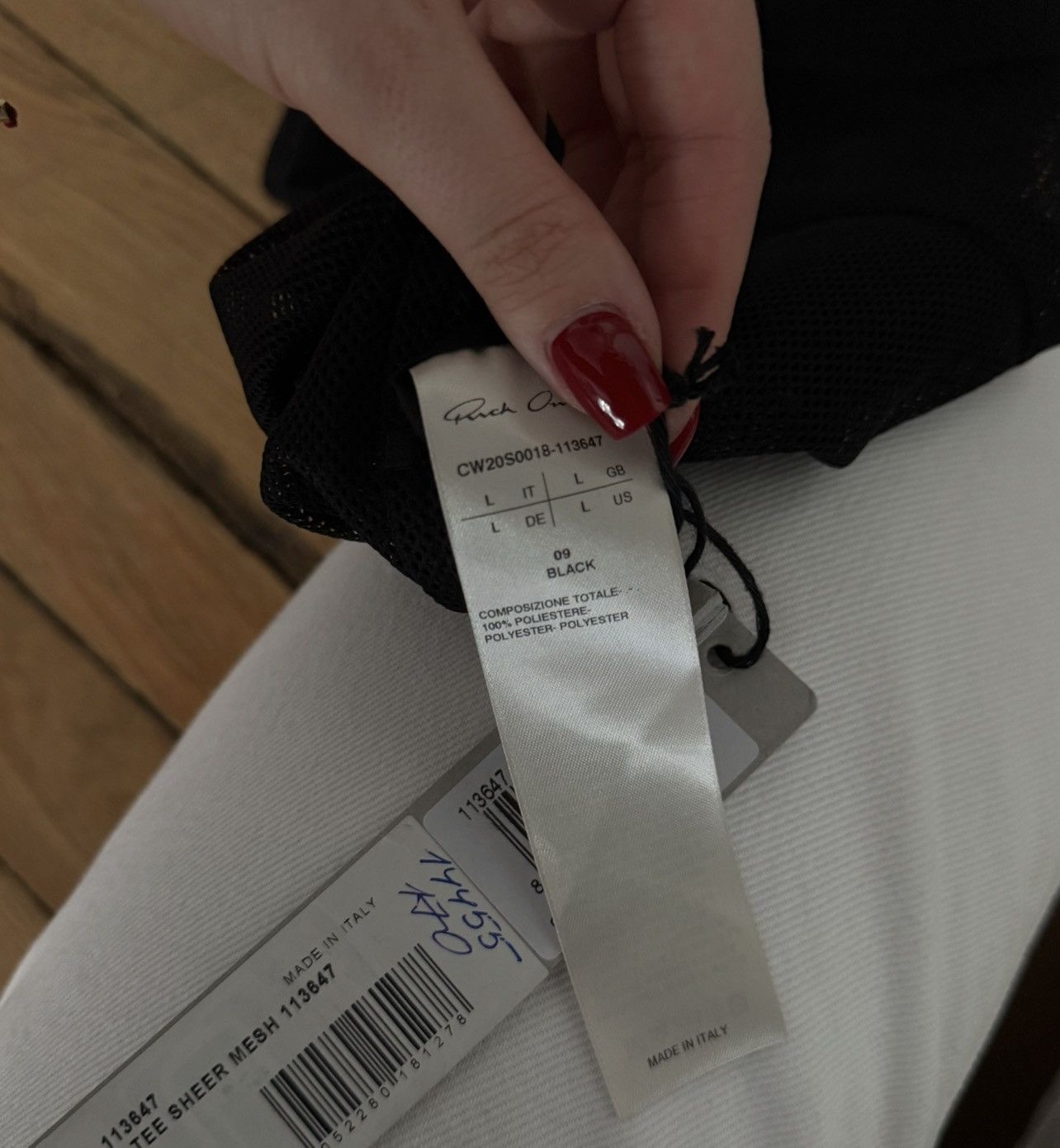 Champion × Rick Owens Rick Owens x Champion top Size L / US 10 / IT 46 - 6 Thumbnail
