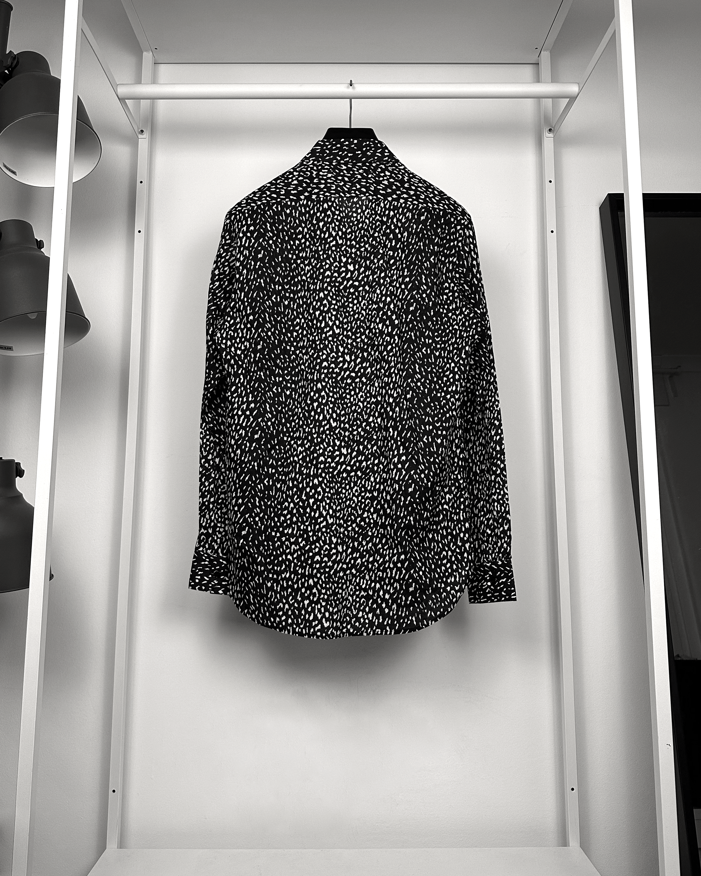 Saint Laurent Paris Saint Laurent Babycat Pattern Button Up Shirt Size US M / EU 48-50 / 2 - 2 Thumbnail