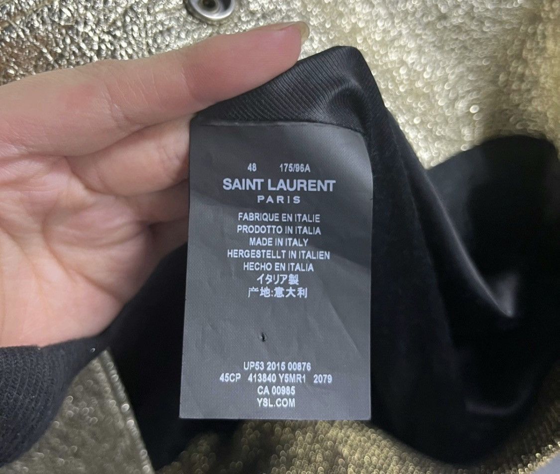 Saint Laurent Paris Saint Laurent Paris Gold Bang Baseball Jacket Size US M / EU 48-50 / 2 - 5 Thumbnail