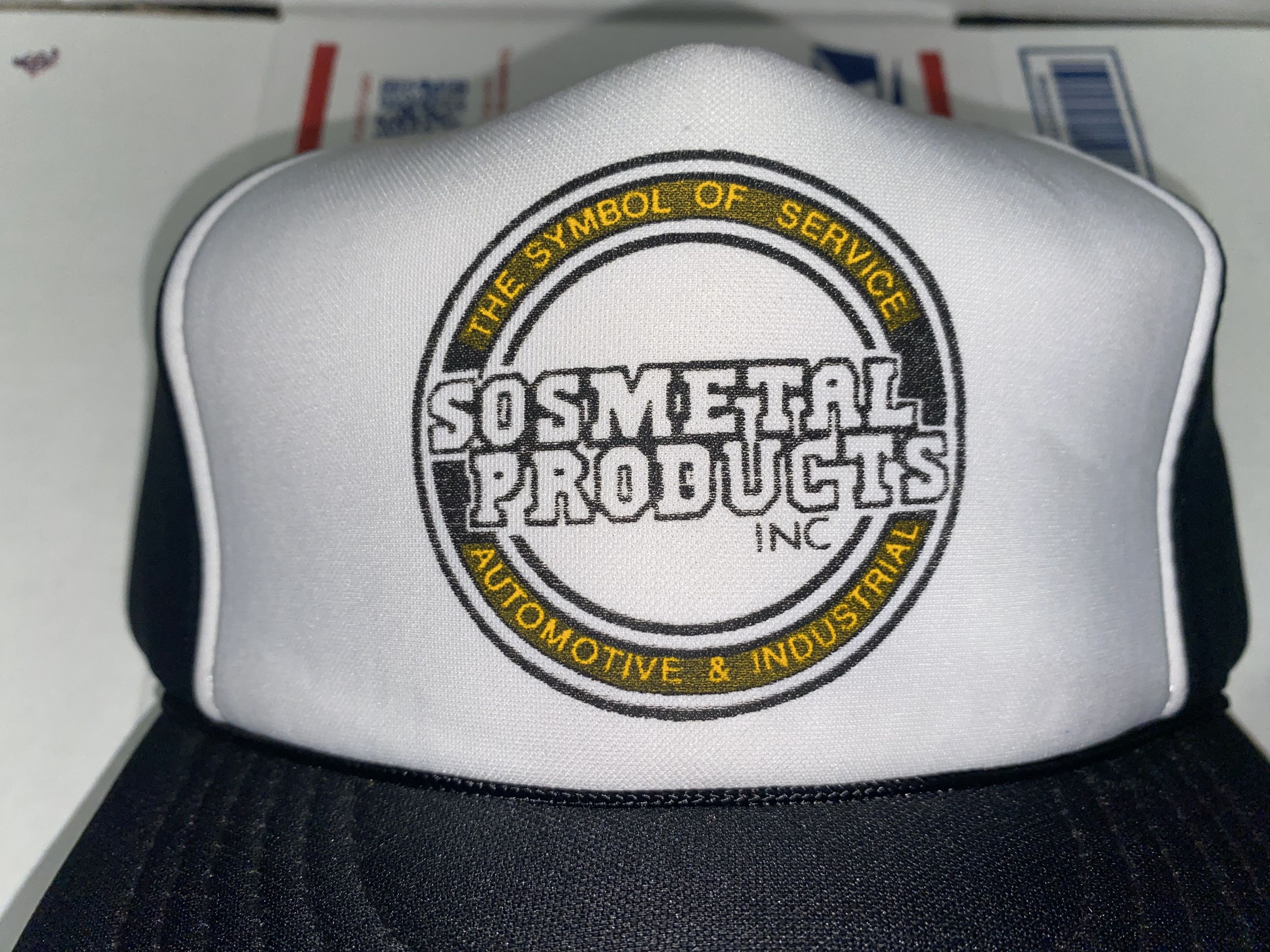 Vintage Sosmetal Products Inc. Foam Trucker snapback Hat Cap SOS usa Size ONE SIZE - 2 Thumbnail