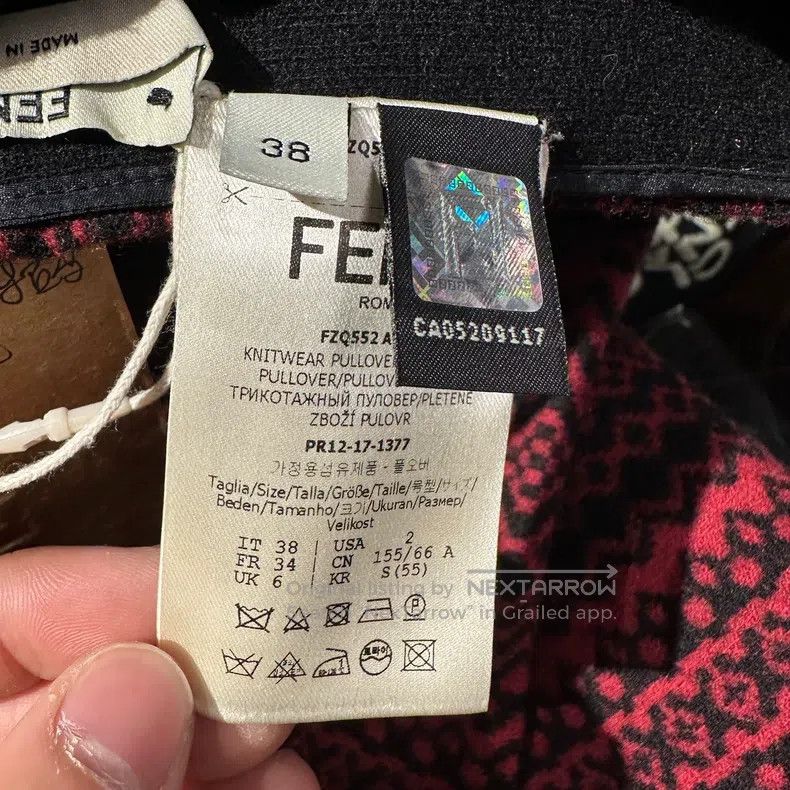 Fendi Fendi Cut-out zipper mid-length wool skirt Size 25" / US 0 / IT 36 - 4 Thumbnail