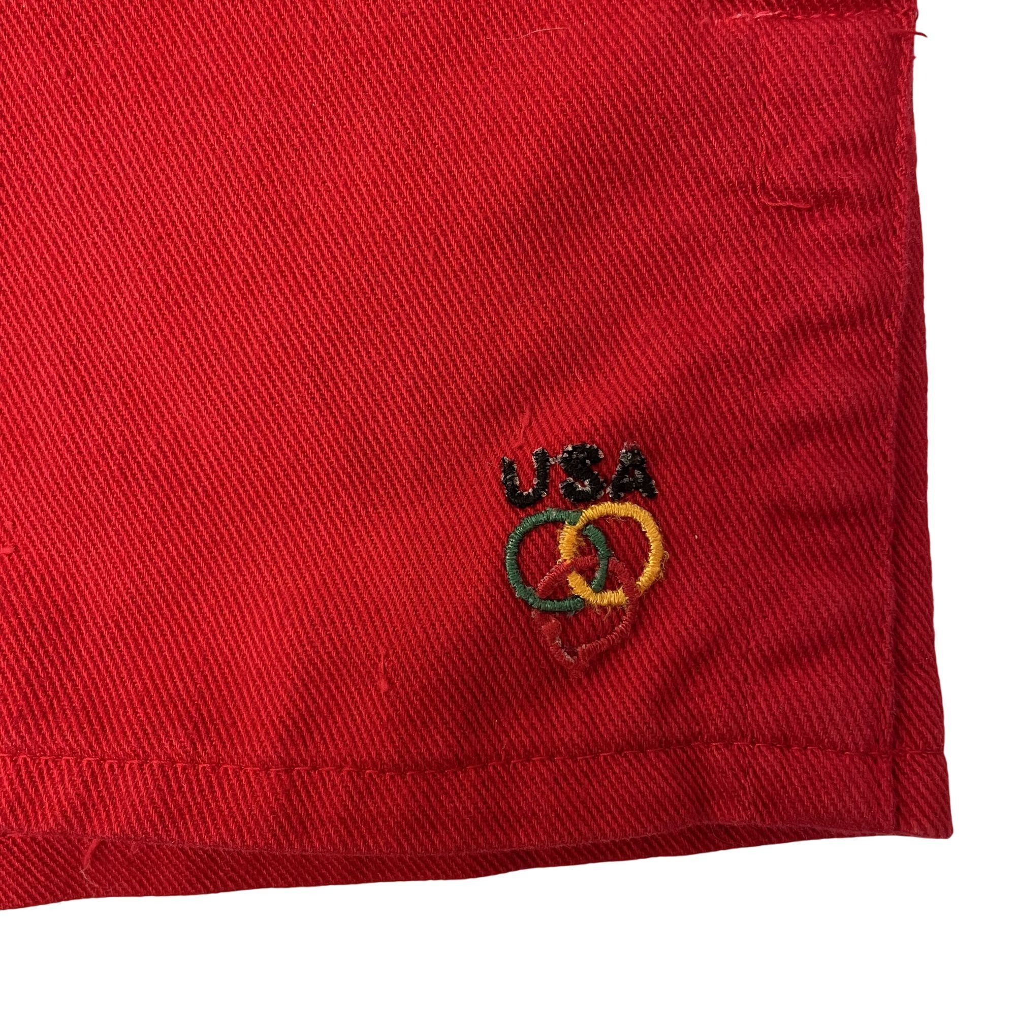 USA Olympics Vtg USA Olympics Union Sport Apparel Issued Gabardine Shorts Size US 34 / EU 50 - 4 Thumbnail
