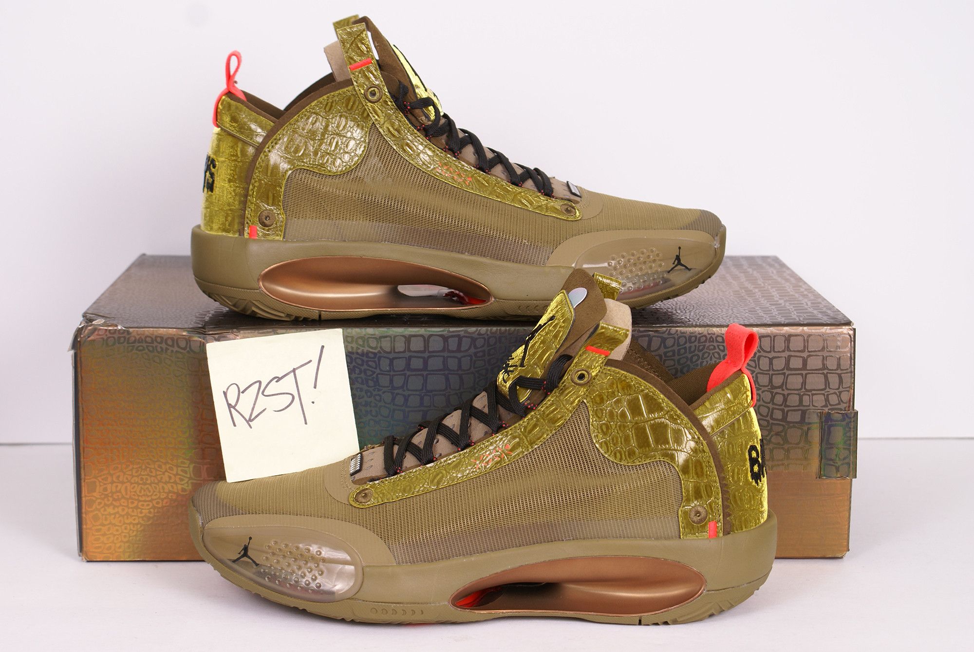 Jordan Brand 2020 Zion Williamson x Air Jordan 34 BAYOU BOYS DA1897 300 Size US 12 / EU 45 - 1 Thumbnail
