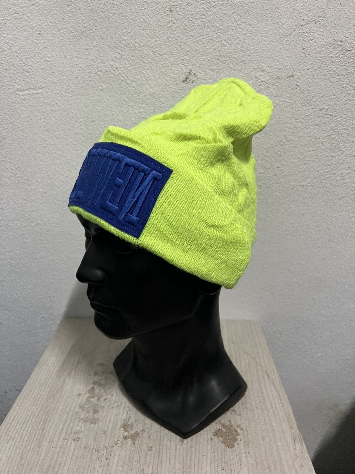 Vintage Vintage New York Spell Out Beanie Hat Size ONE SIZE - 3 Thumbnail