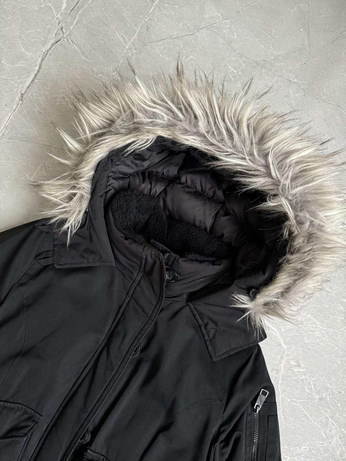 Hollister VTG Hollister Fur Hood Bomber Jacket Ifsixwasnine LGB Style Size S / US 4 / IT 40 - 6 Thumbnail