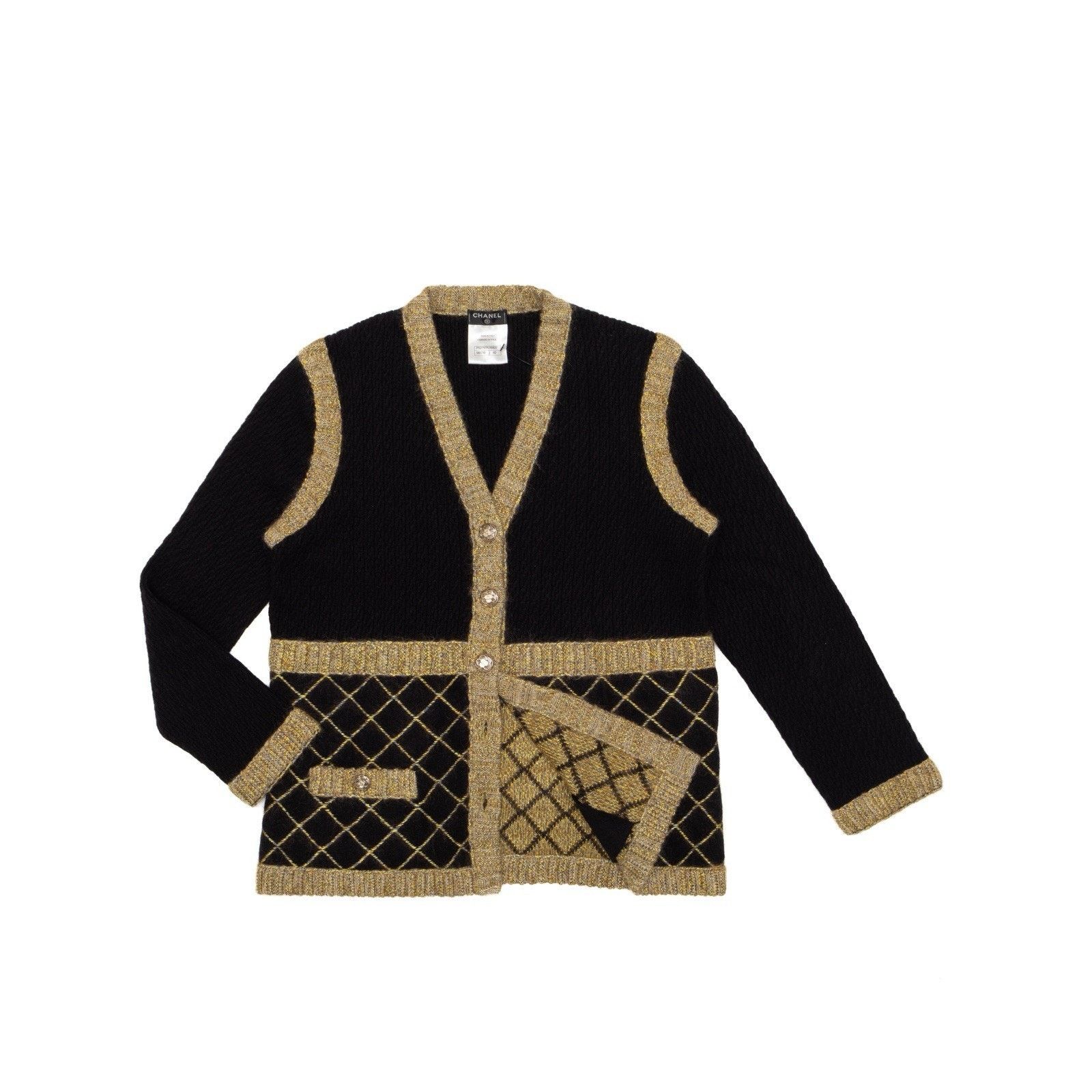 Chanel CHANEL Runway FW15 Brasserie Silk Cashmere 15K Cardigan FR42 Size M / US 6-8 / IT 42-44 - 7 Thumbnail