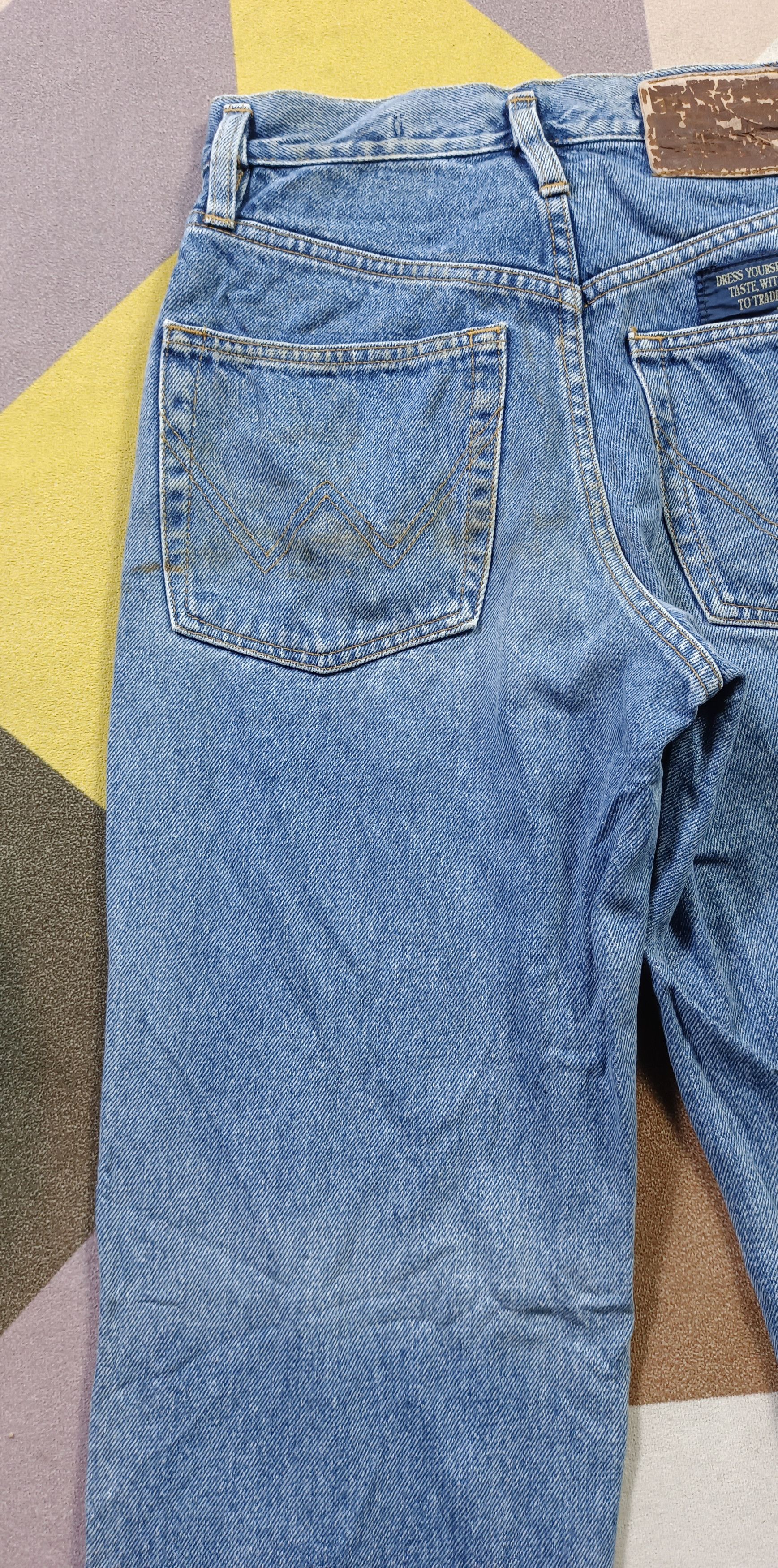 Edwin × Vintage Vintage💥 EDWIN made in Italy Distressed Jeans Size US 27 - 3 Thumbnail