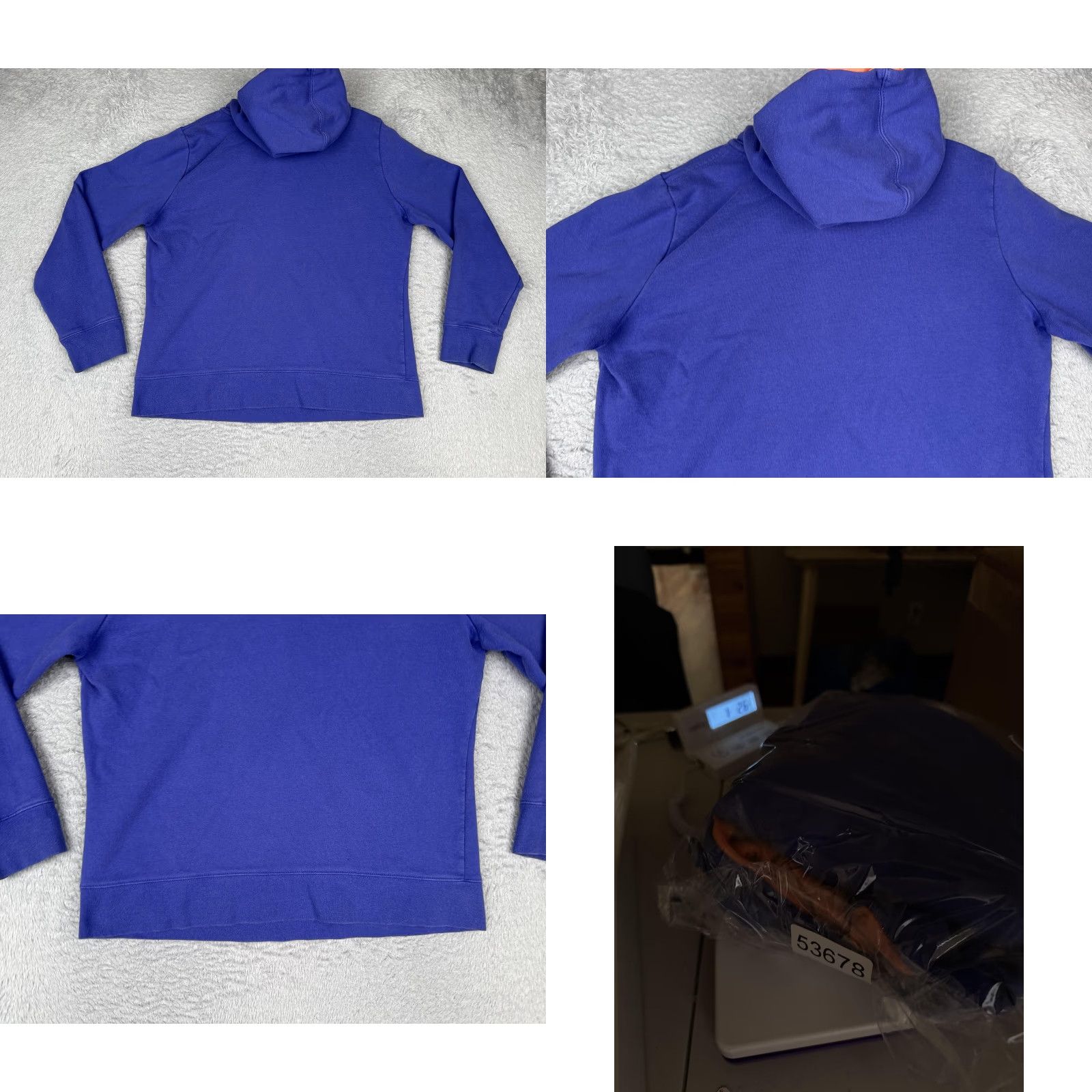 The North Face The North Face Womens Large Blue Logo Pullover Hoodie Kangaroo Fleece Sweatshirt Size L / US 10 / IT 46 - 9 Thumbnail