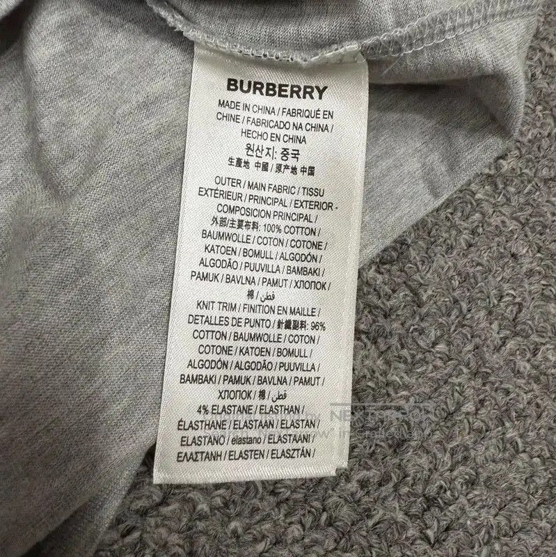 Burberry Burberry Gray Cotton Men's T. Size US XL / EU 56 / 4 - 4 Thumbnail