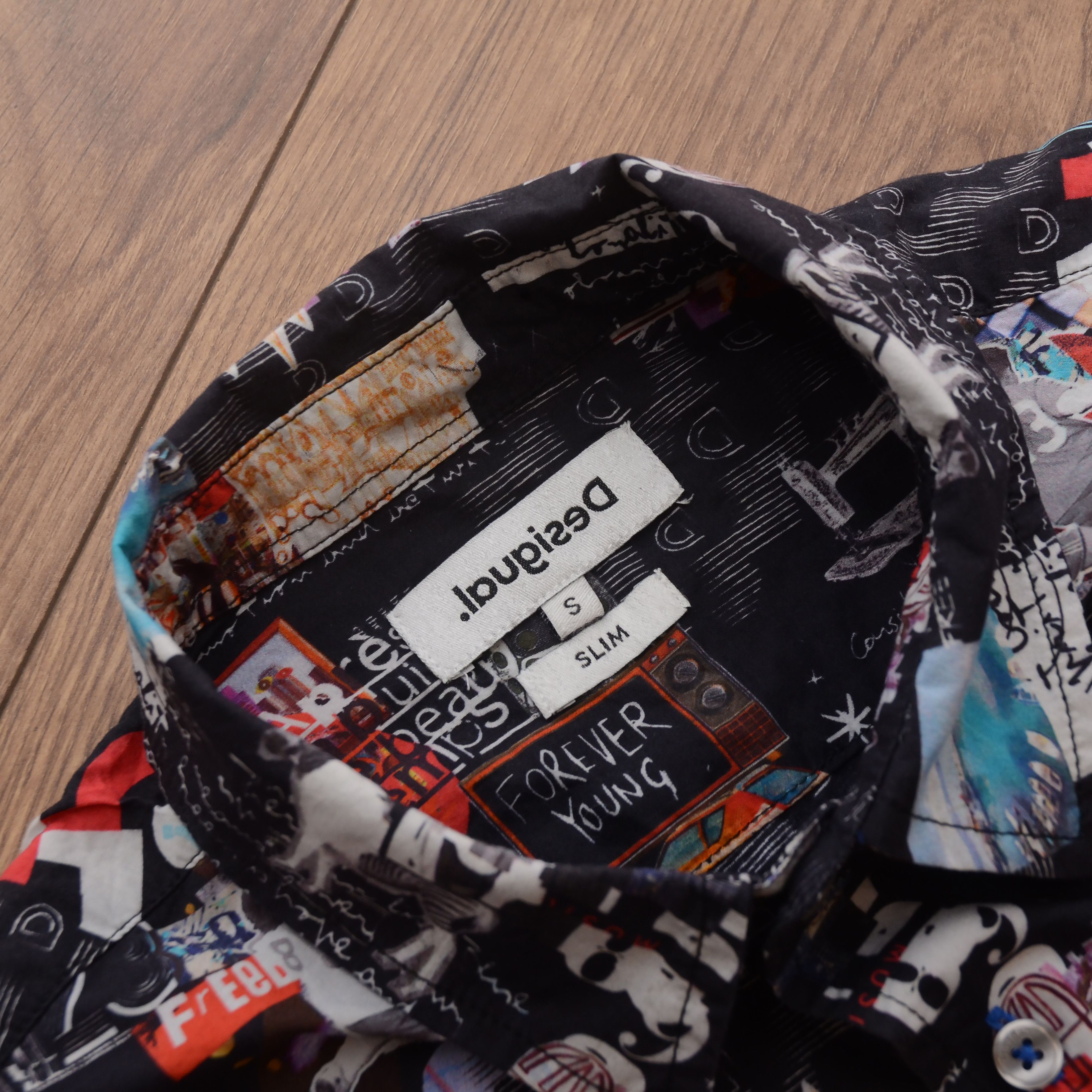 Desigual Desigual Shirt S Slim Abstract Multicolor Forever Young Y2K Size US S / EU 44-46 / 1 - 10 Thumbnail