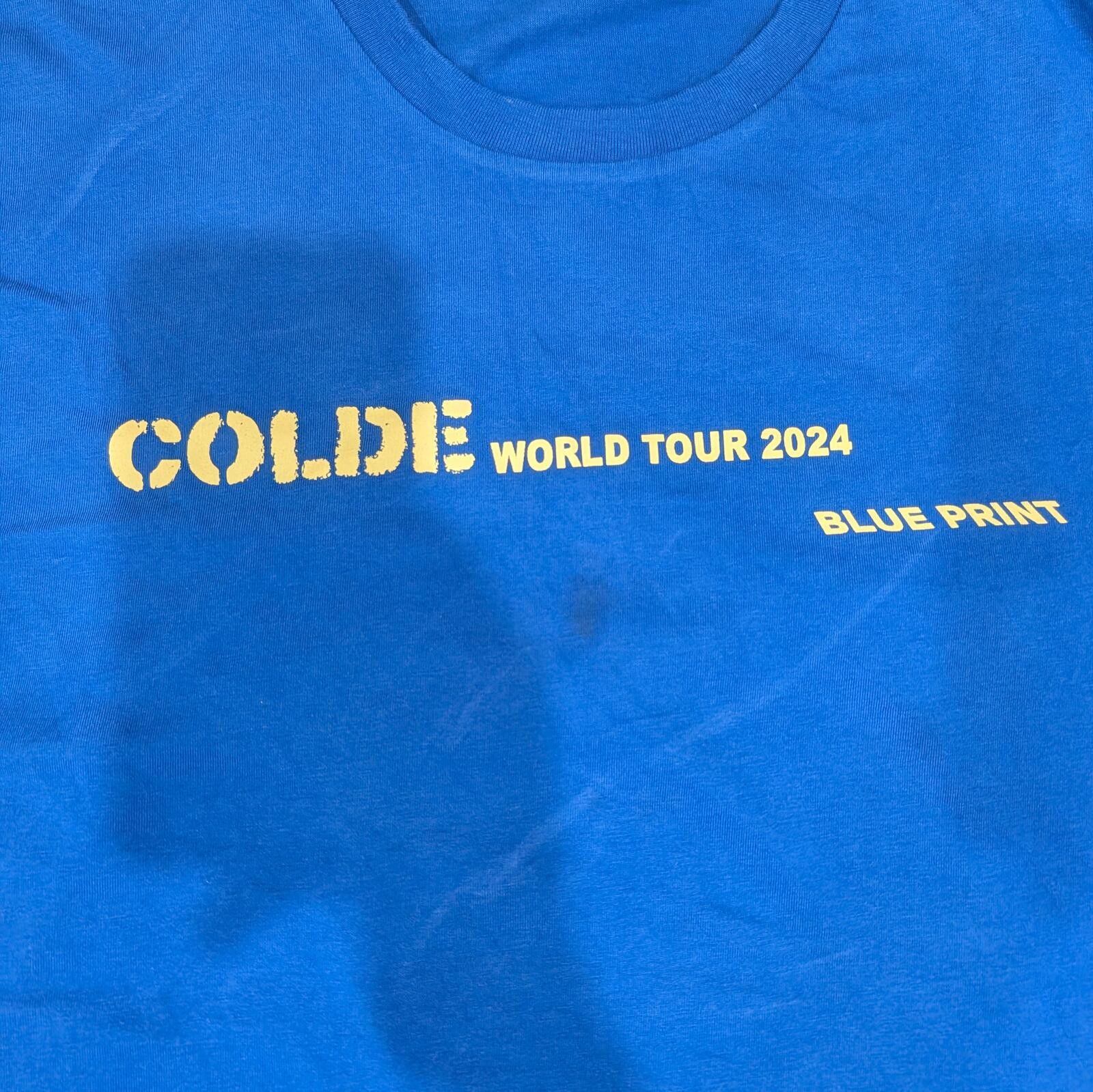 Other Colde 'Blueprint' Asia/Oceania Tour Merch Blue T-Shirt XL Size US XL / EU 56 / 4 - 3 Thumbnail